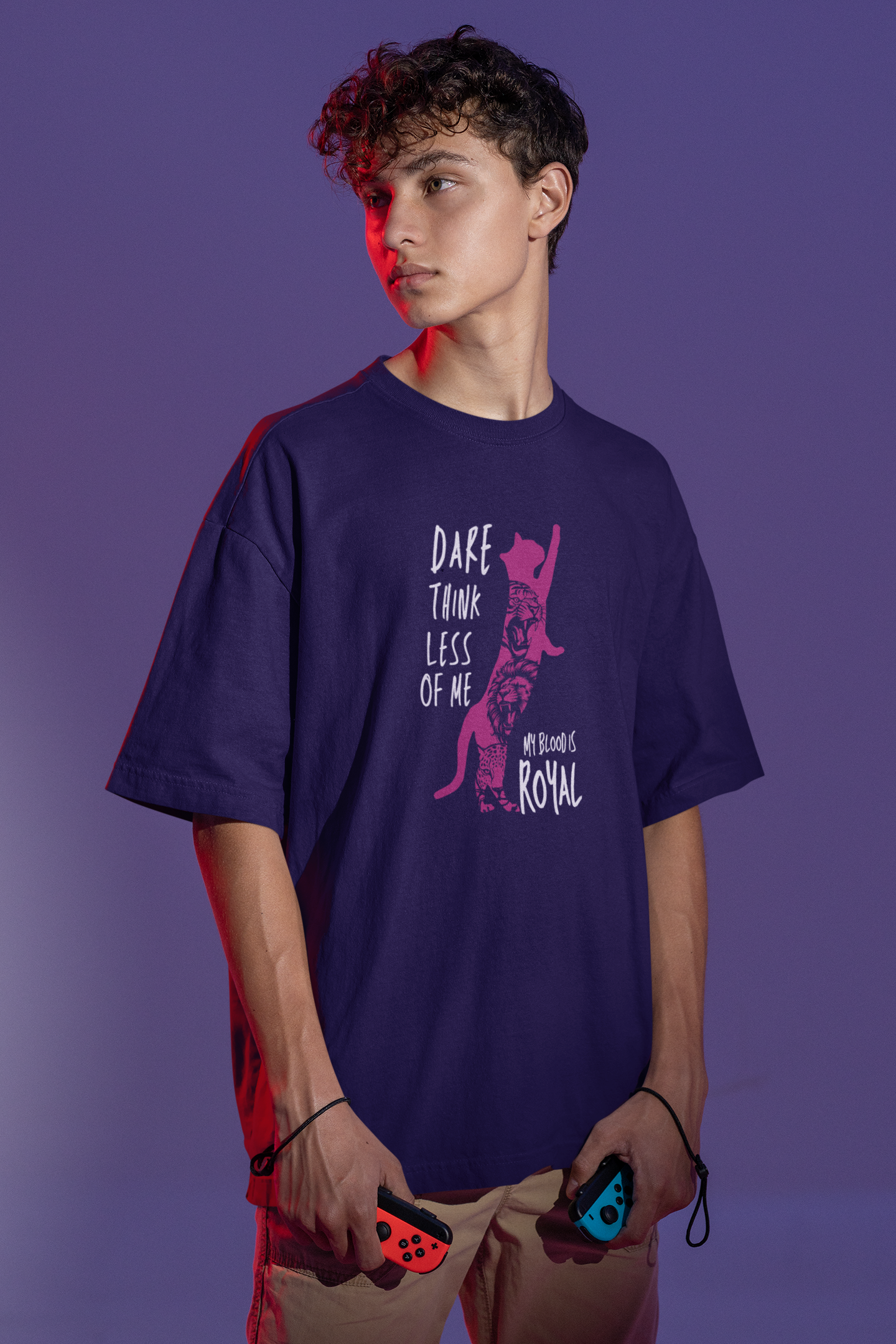 Dare Think Less of Me Oversize T-shirt