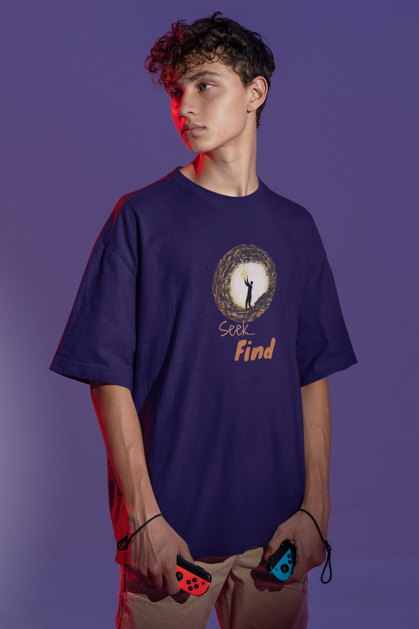 Seek Find Oversize T-shirt
