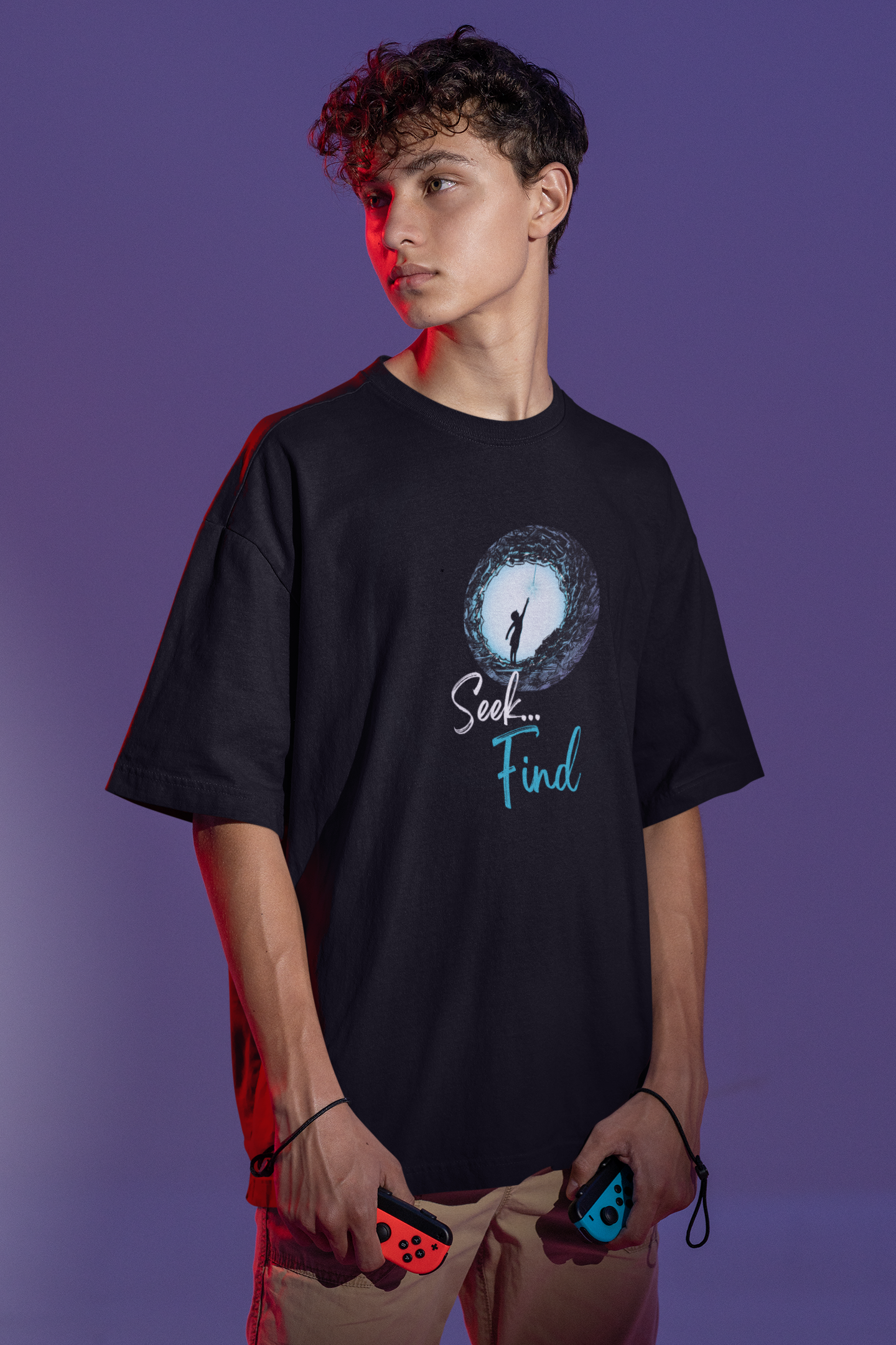 Seek Find Oversize T-shirt