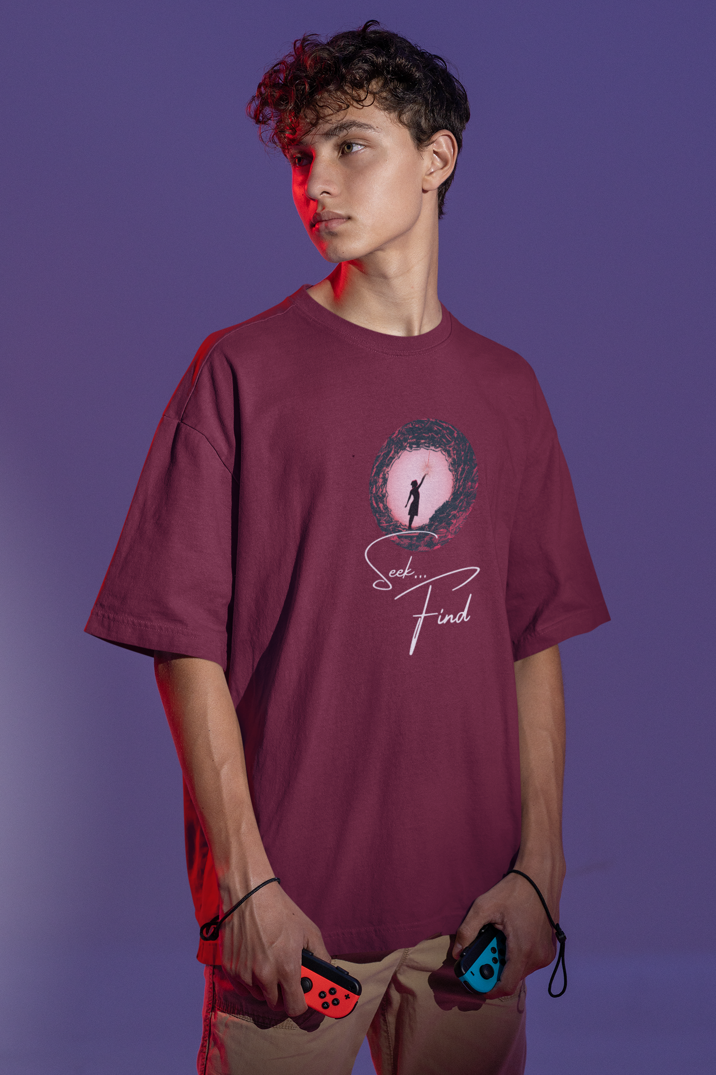 Seek Find Oversize T-shirt