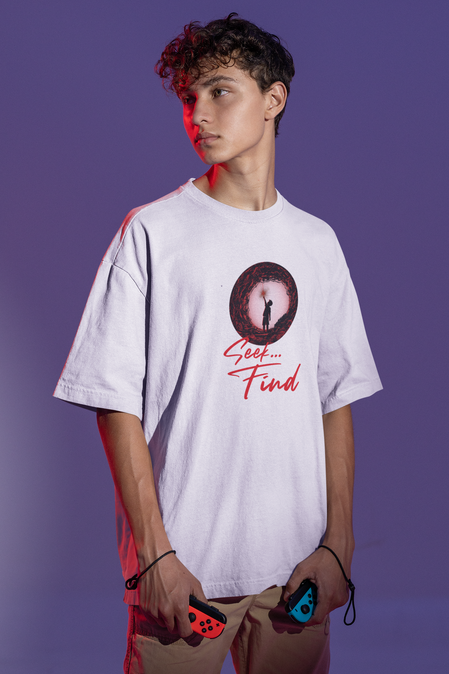 Seek Find Oversize T-shirt