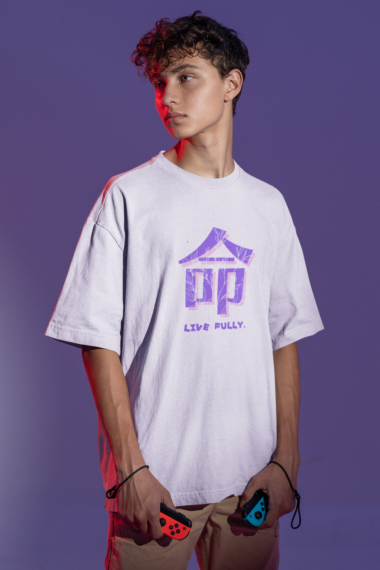 Live Fully Oversize T-shirt