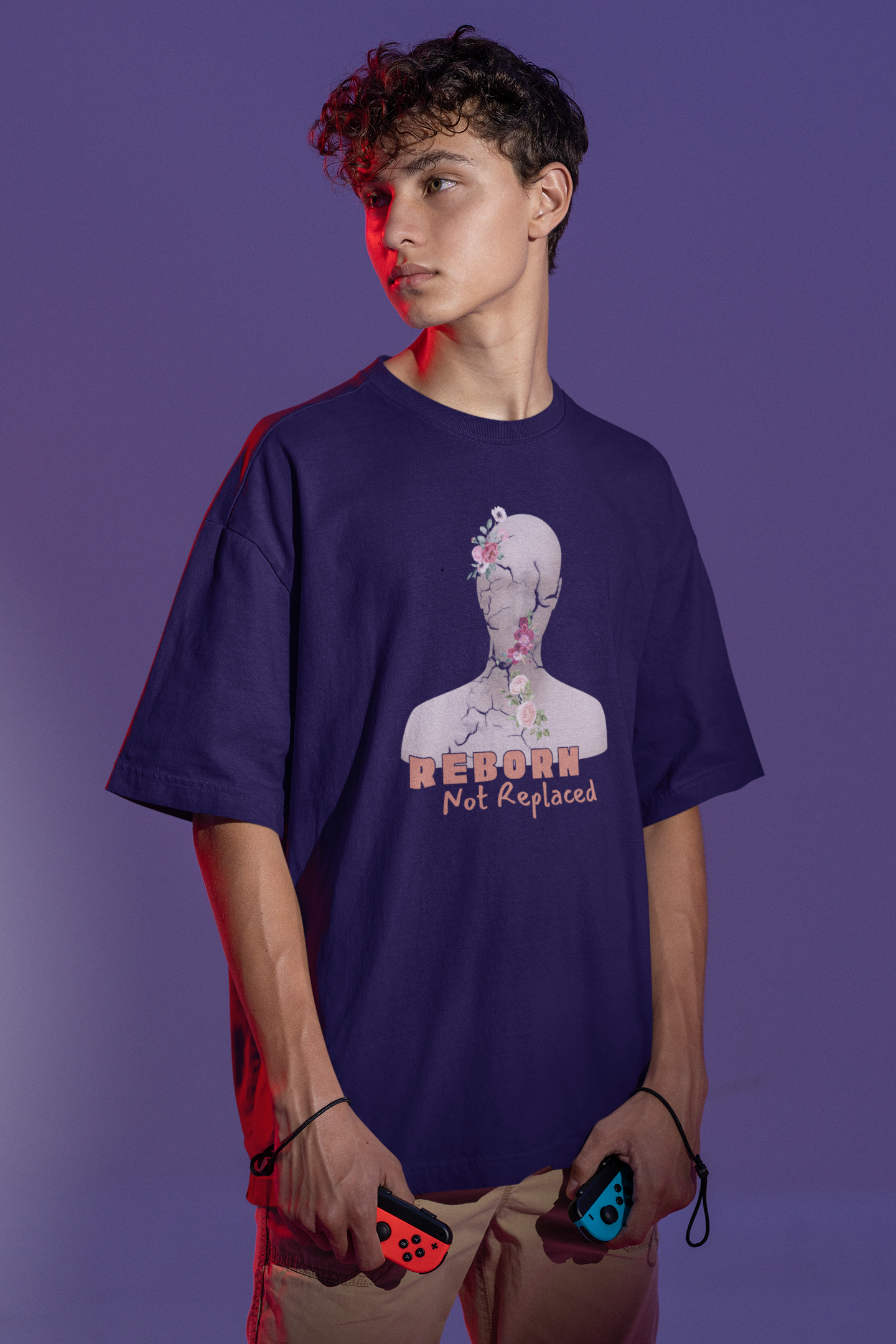 Reborn Not Replaced Oversize T-shirt