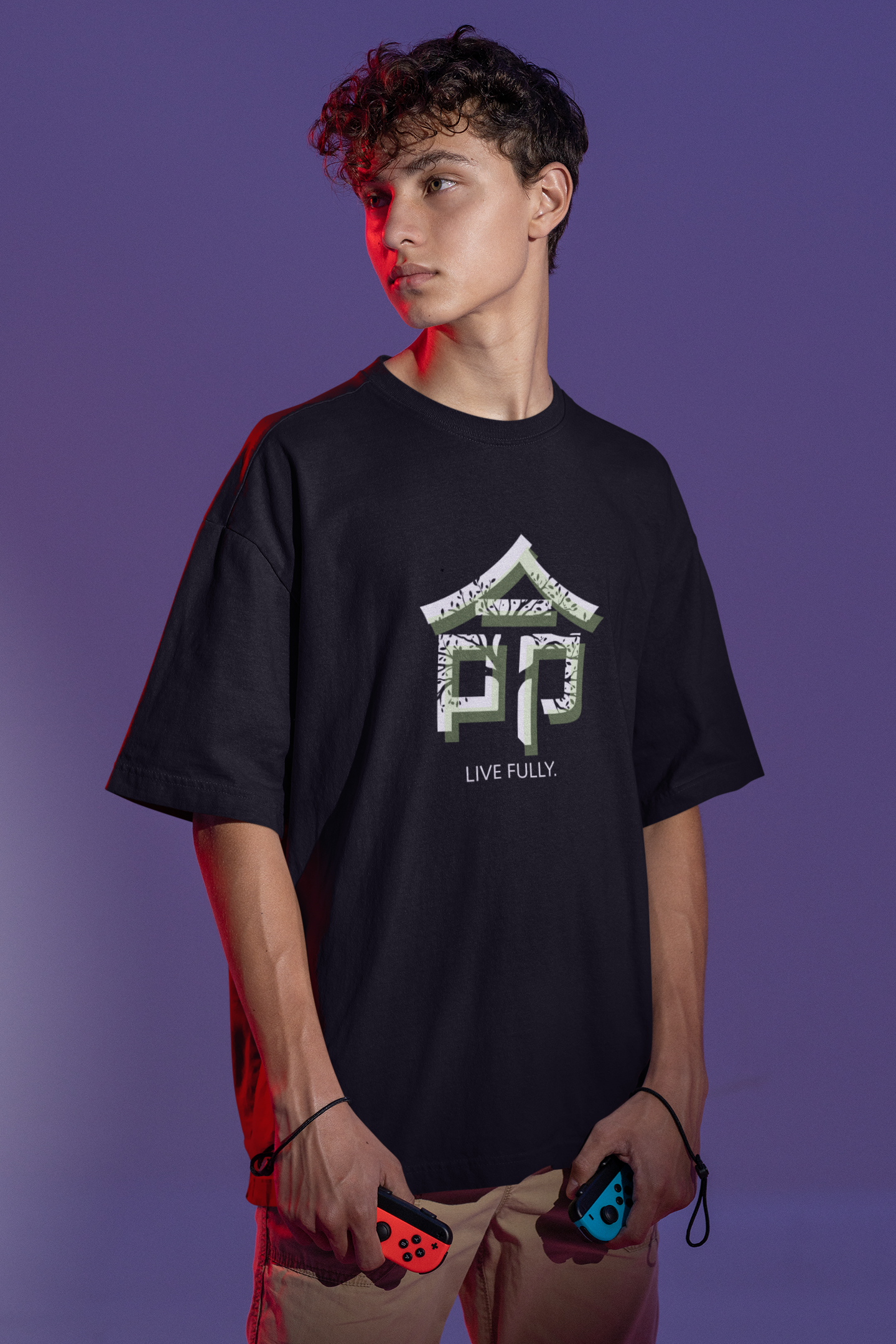 Live Fully Oversize T-shirt