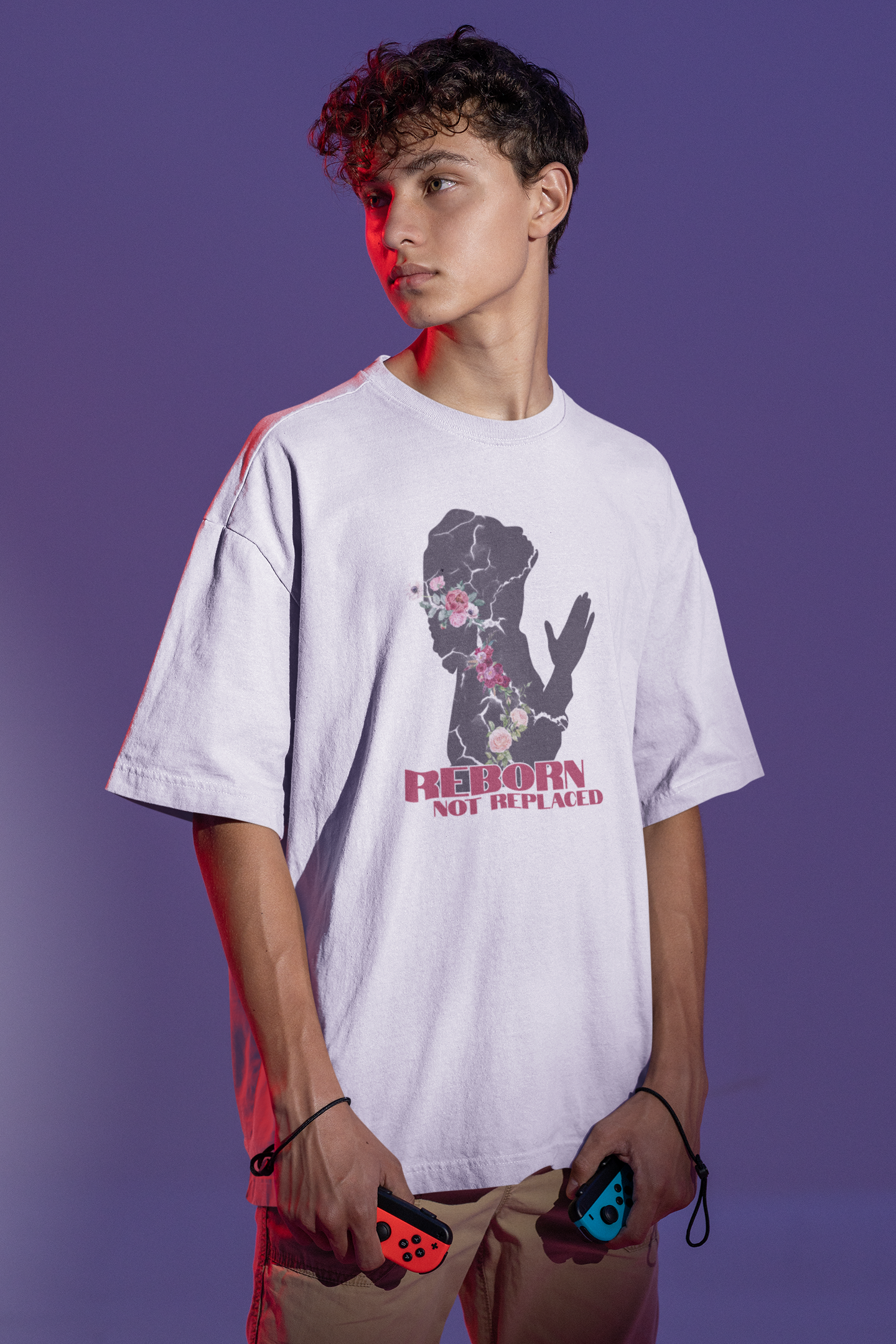 Reborn Not Replaced Oversize T-shirt