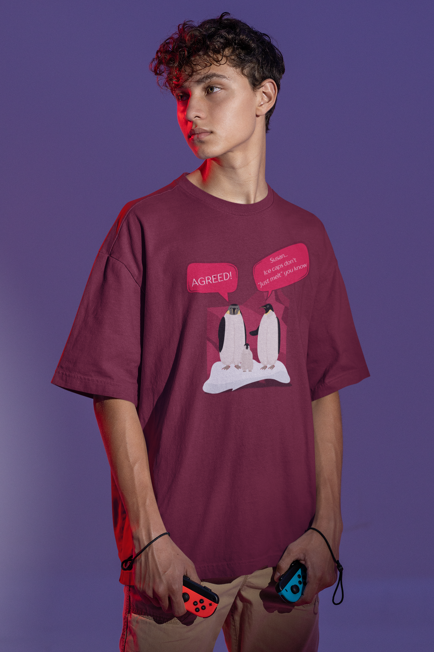 Ice Caps Don't Just Melt Oversize T-shirt