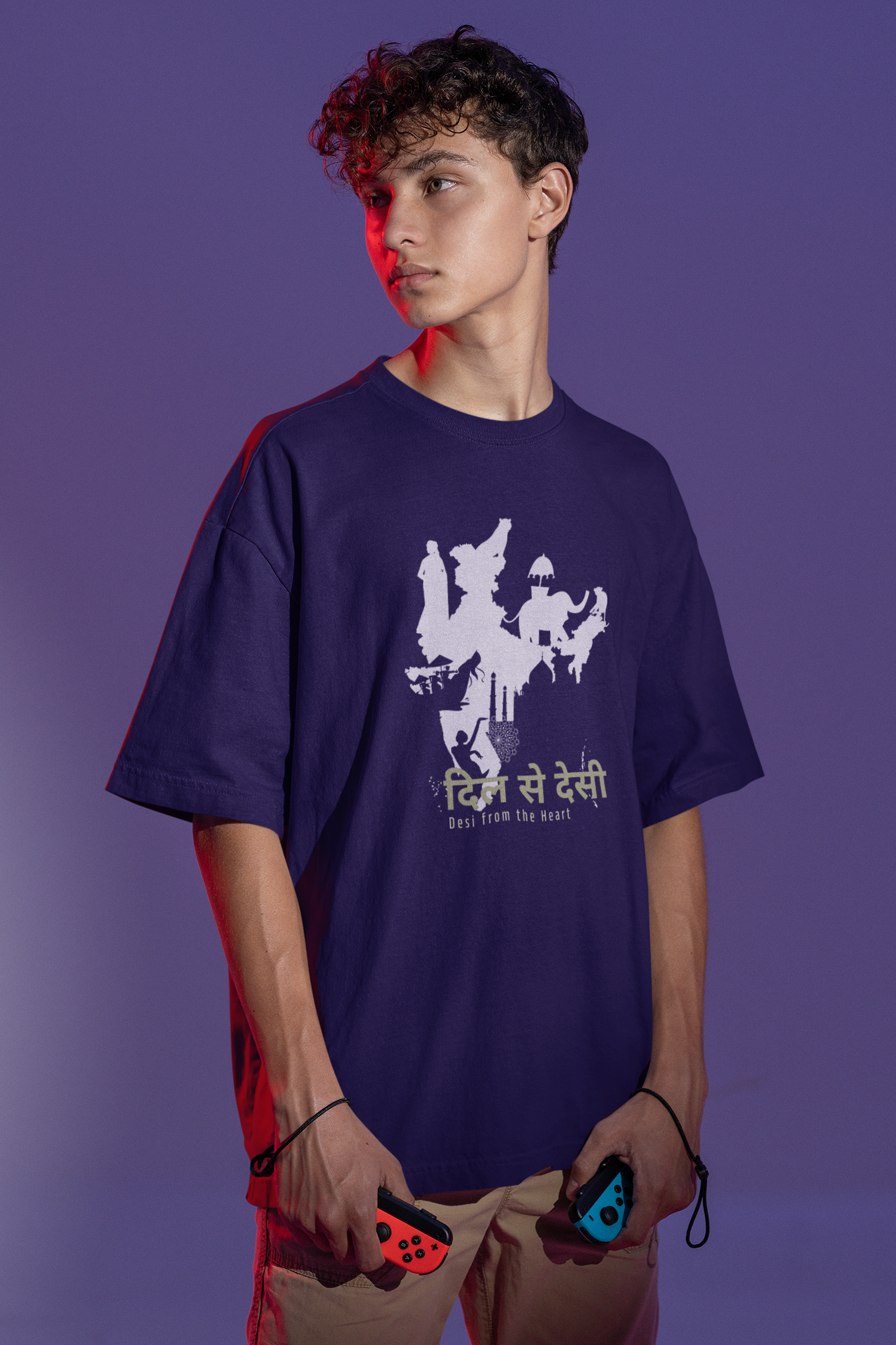 Desi from the Heart Oversize T-shirt