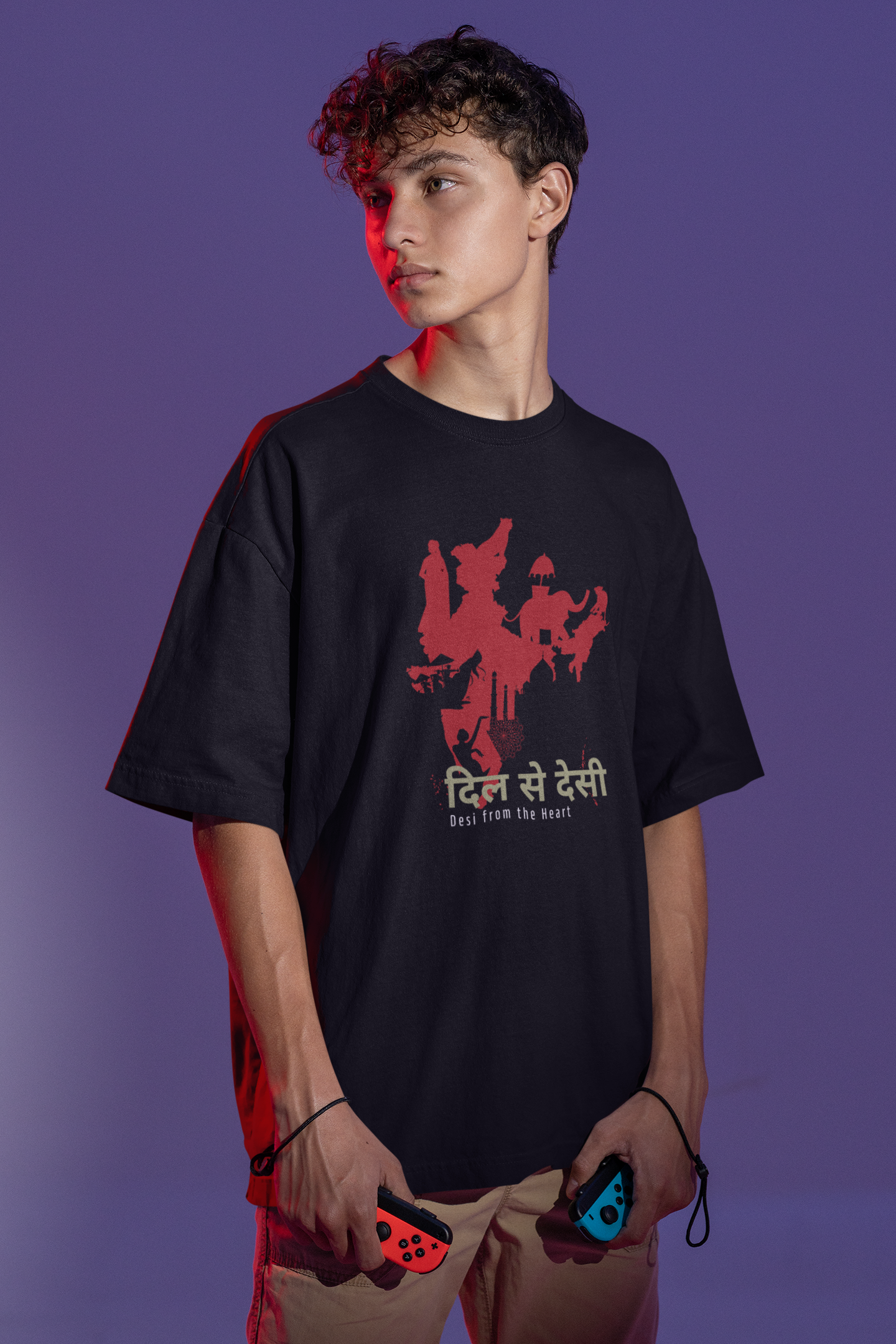 Desi from the Heart Oversize T-shirt