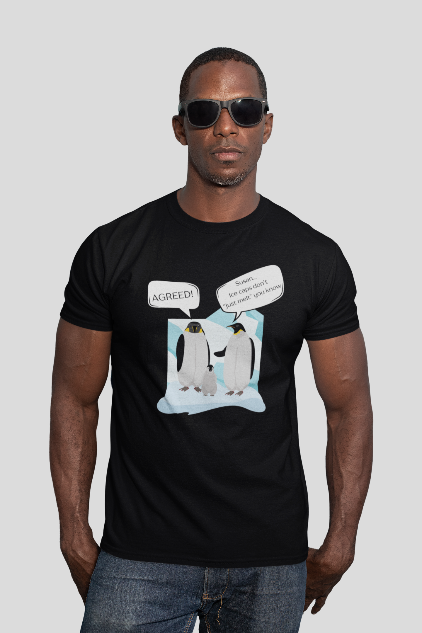 Ice Caps Don't Just Melt Slim Fit T-shirt