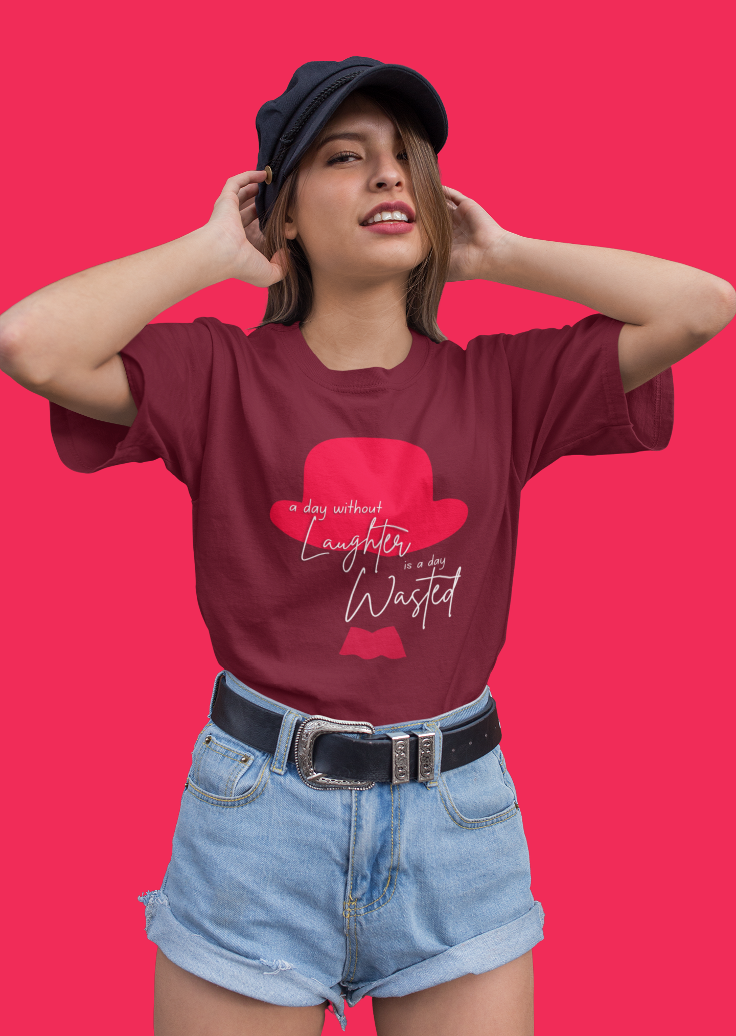 A day without laughter Oversize T-shirt