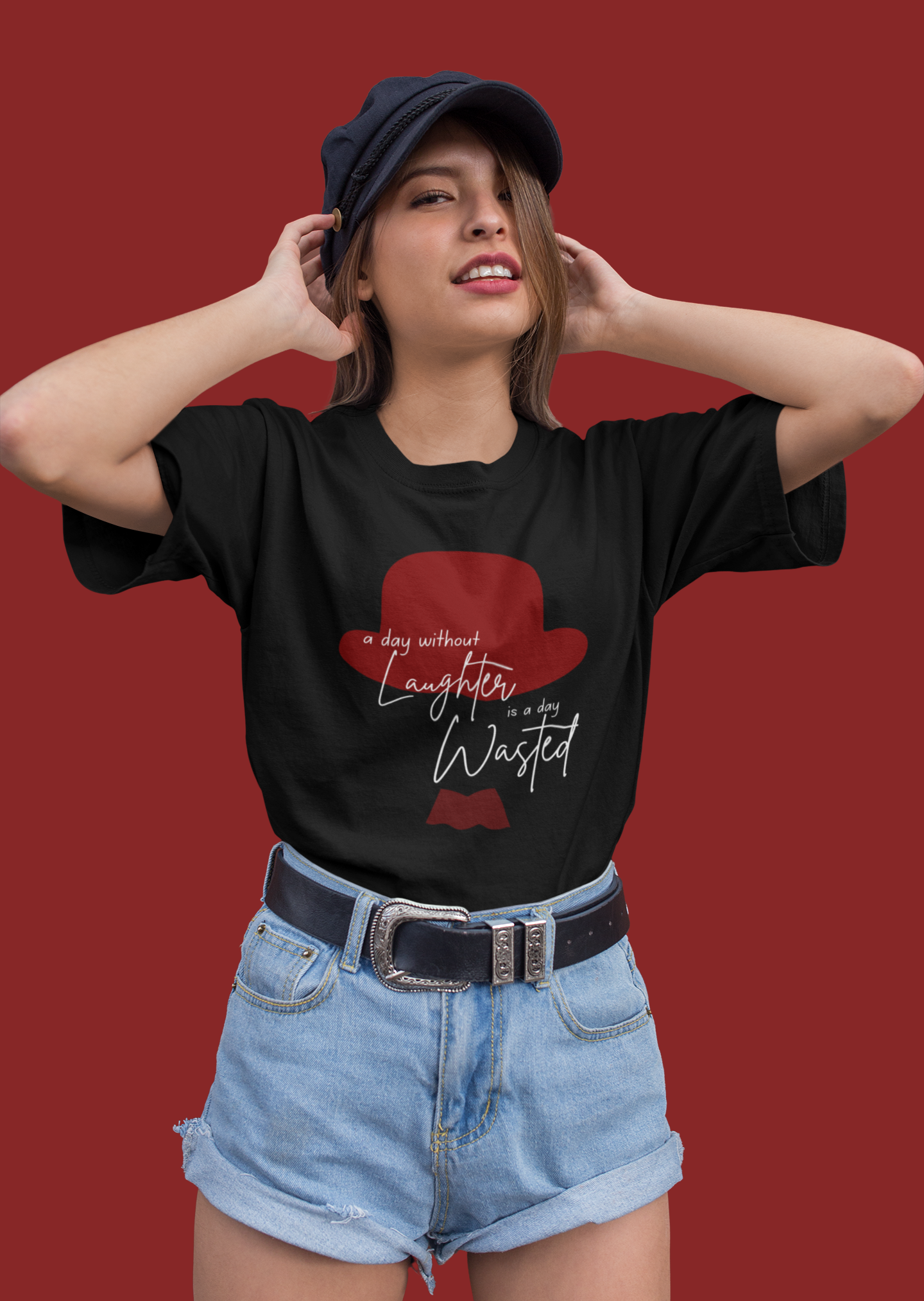 A day without laughter Oversize T-shirt