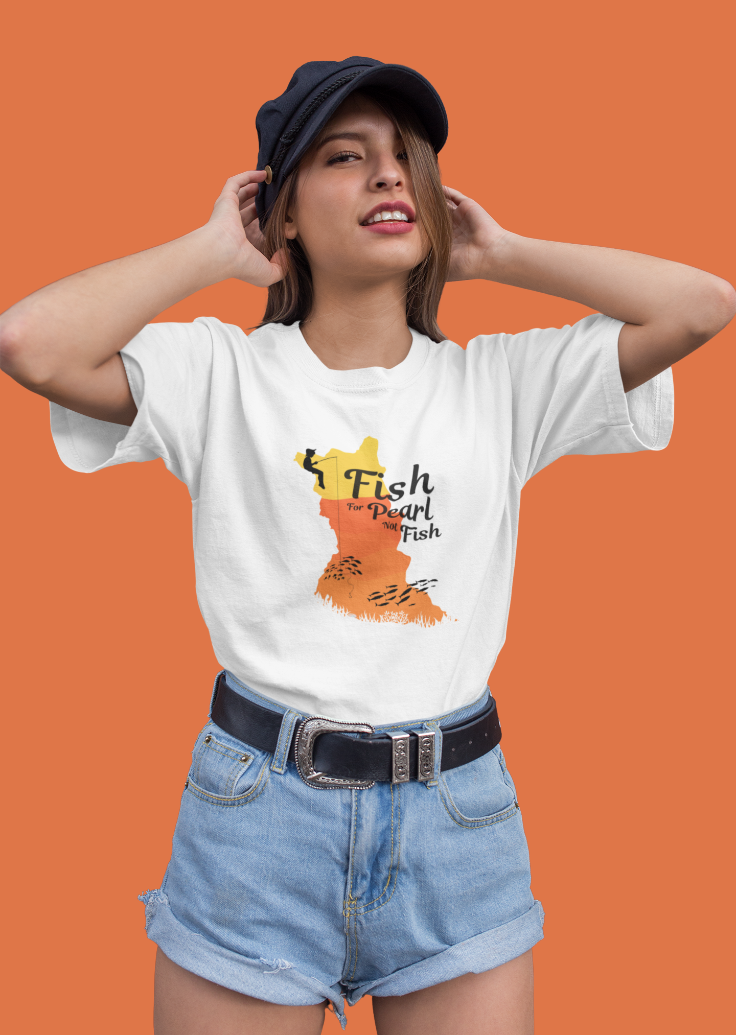Fish for Peals not Fish Oversize T-shirt