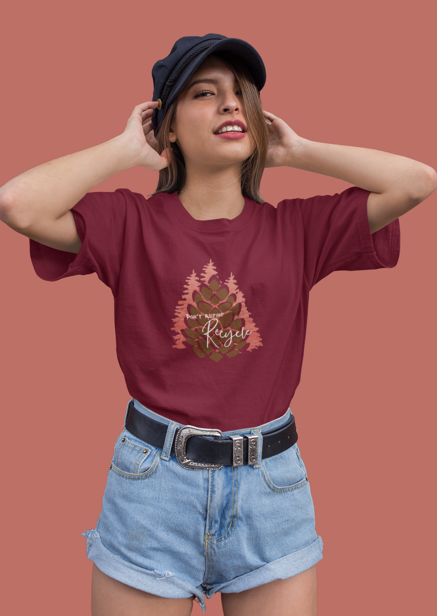 Don't Repine Recycle Oversize T-shirt