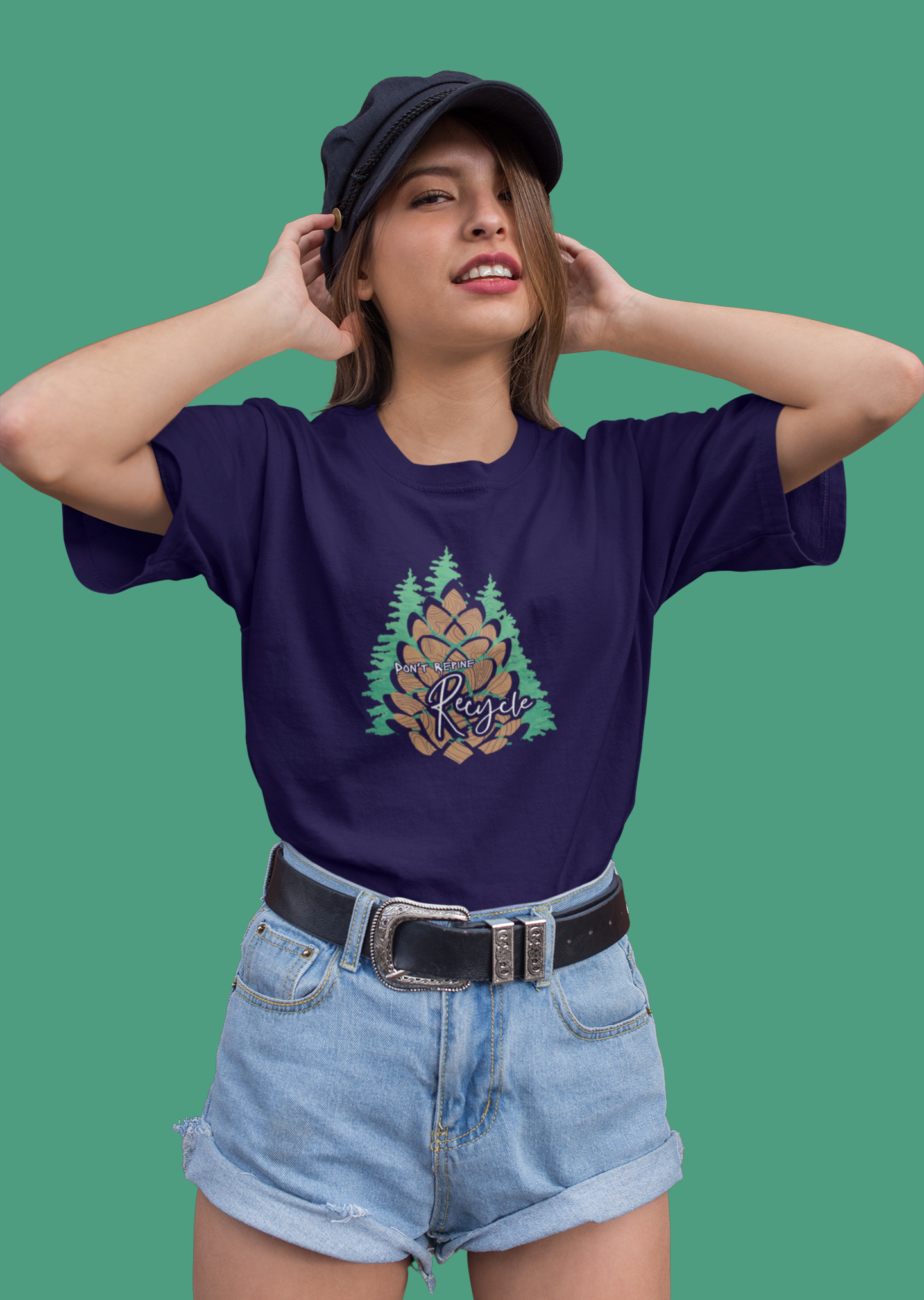 Don't Repine Recycle Oversize T-shirt