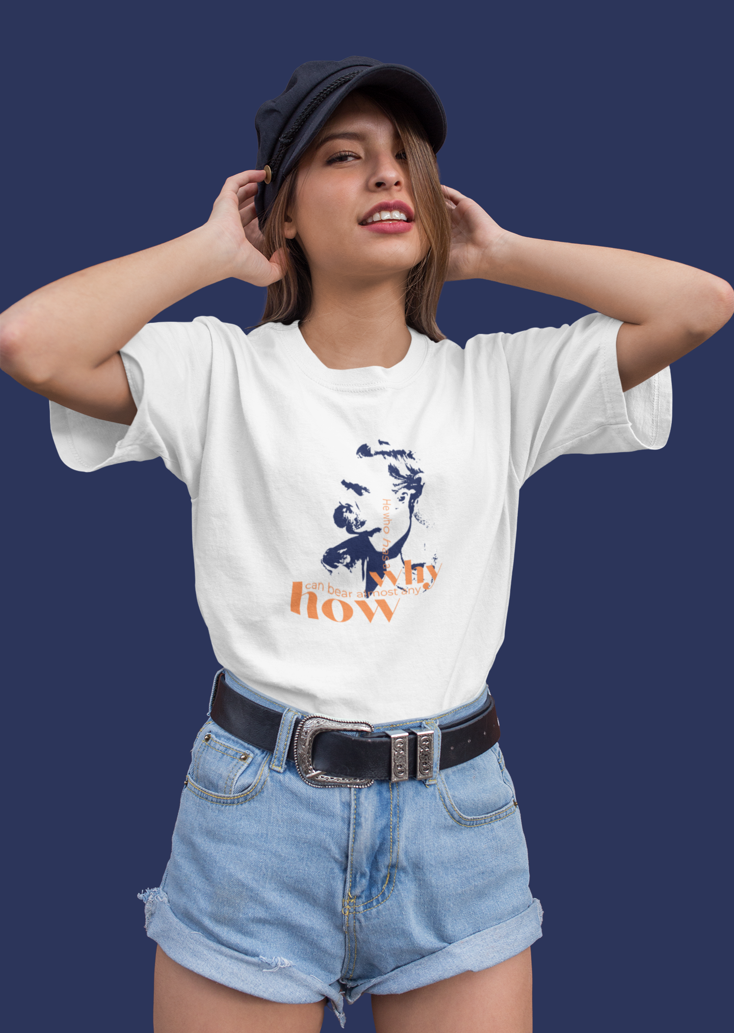 He Who Has a Why Oversize T-shirt