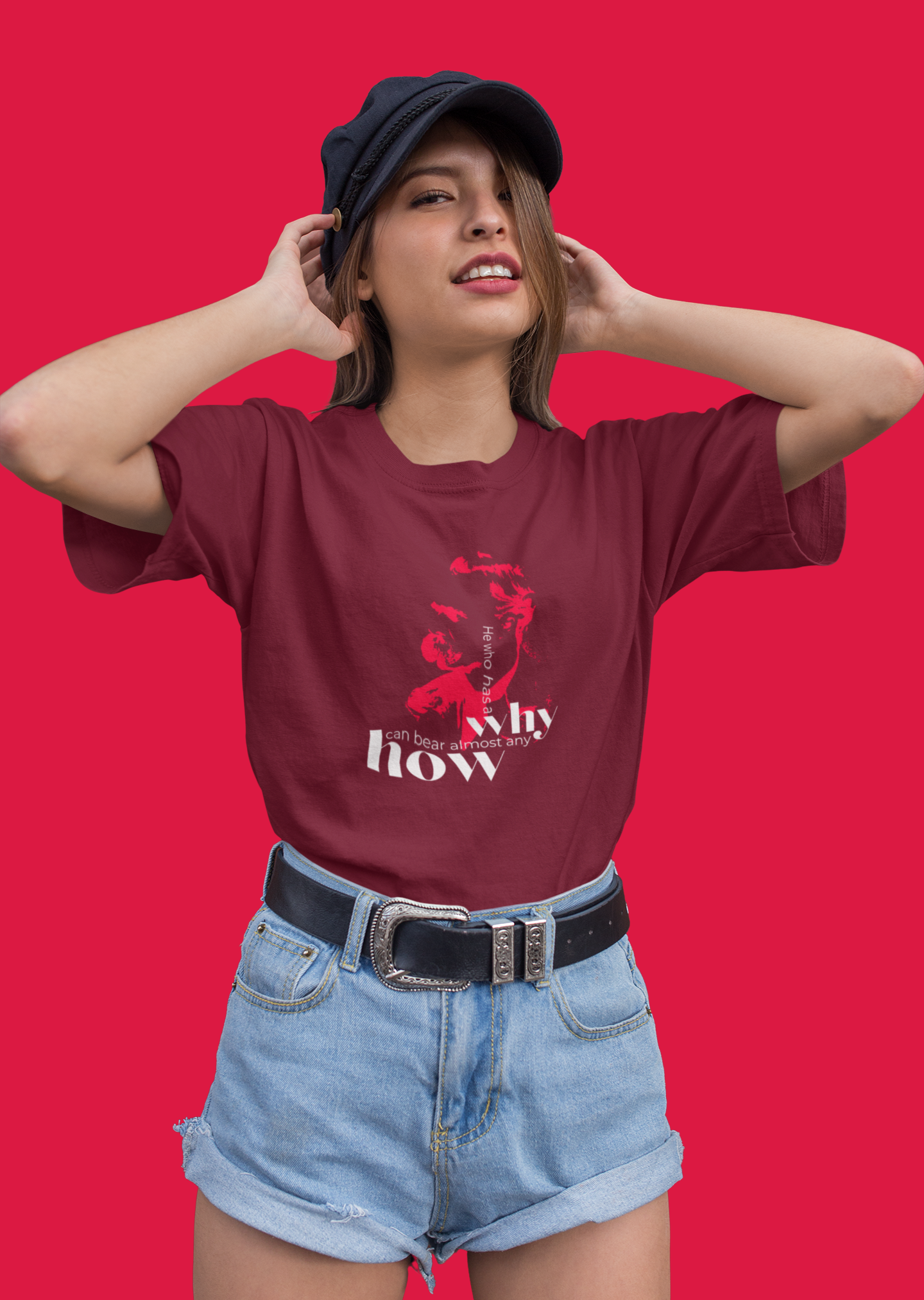 He Who Has a Why Oversize T-shirt