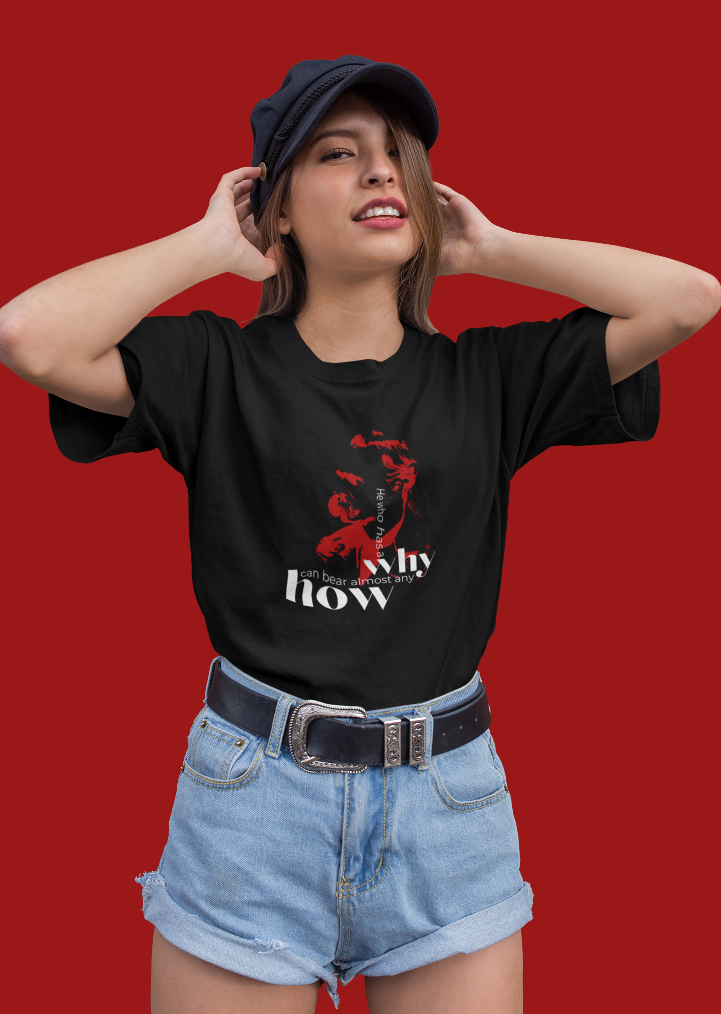 He Who Has a Why Oversize T-shirt