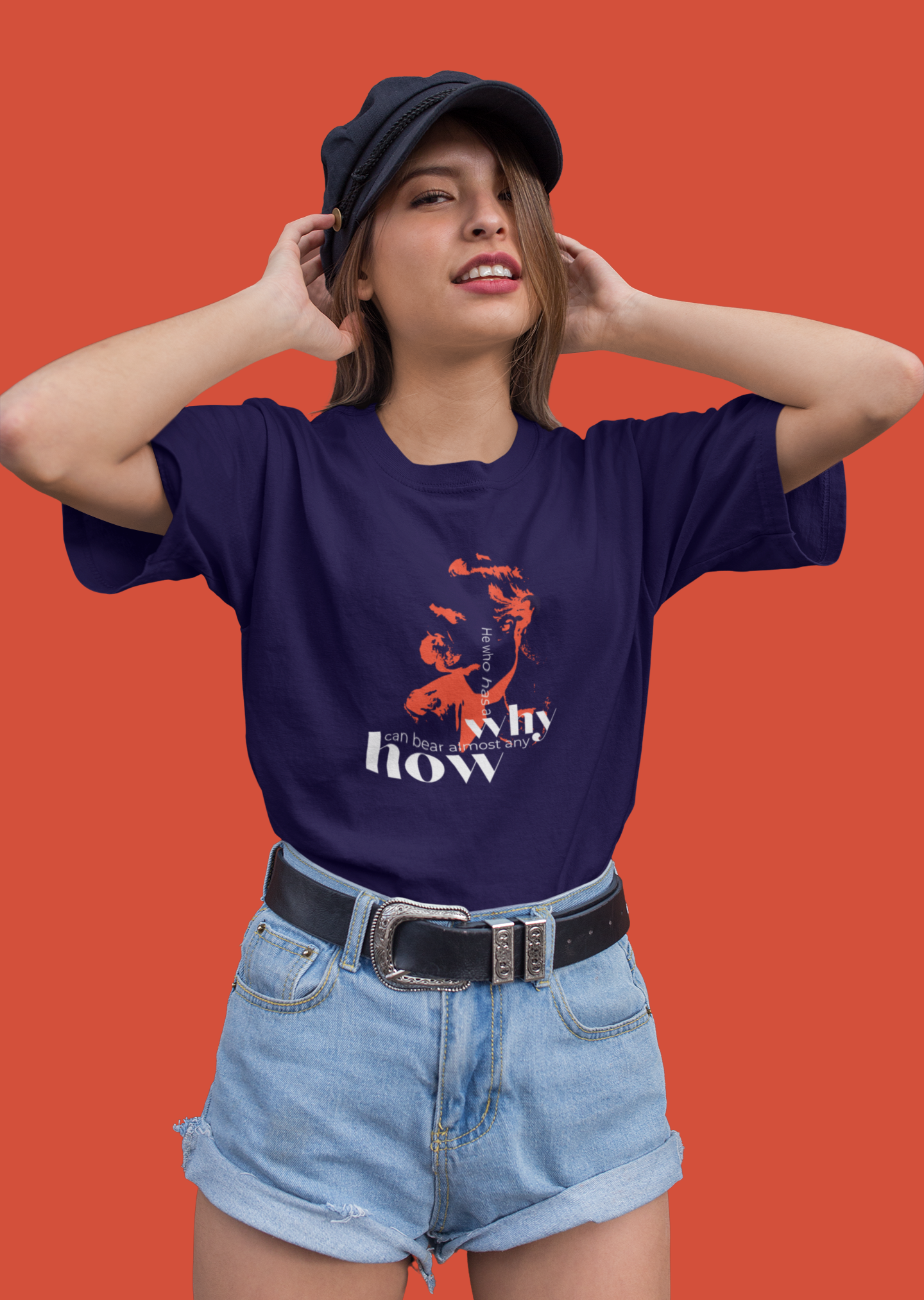 He Who Has a Why Oversize T-shirt