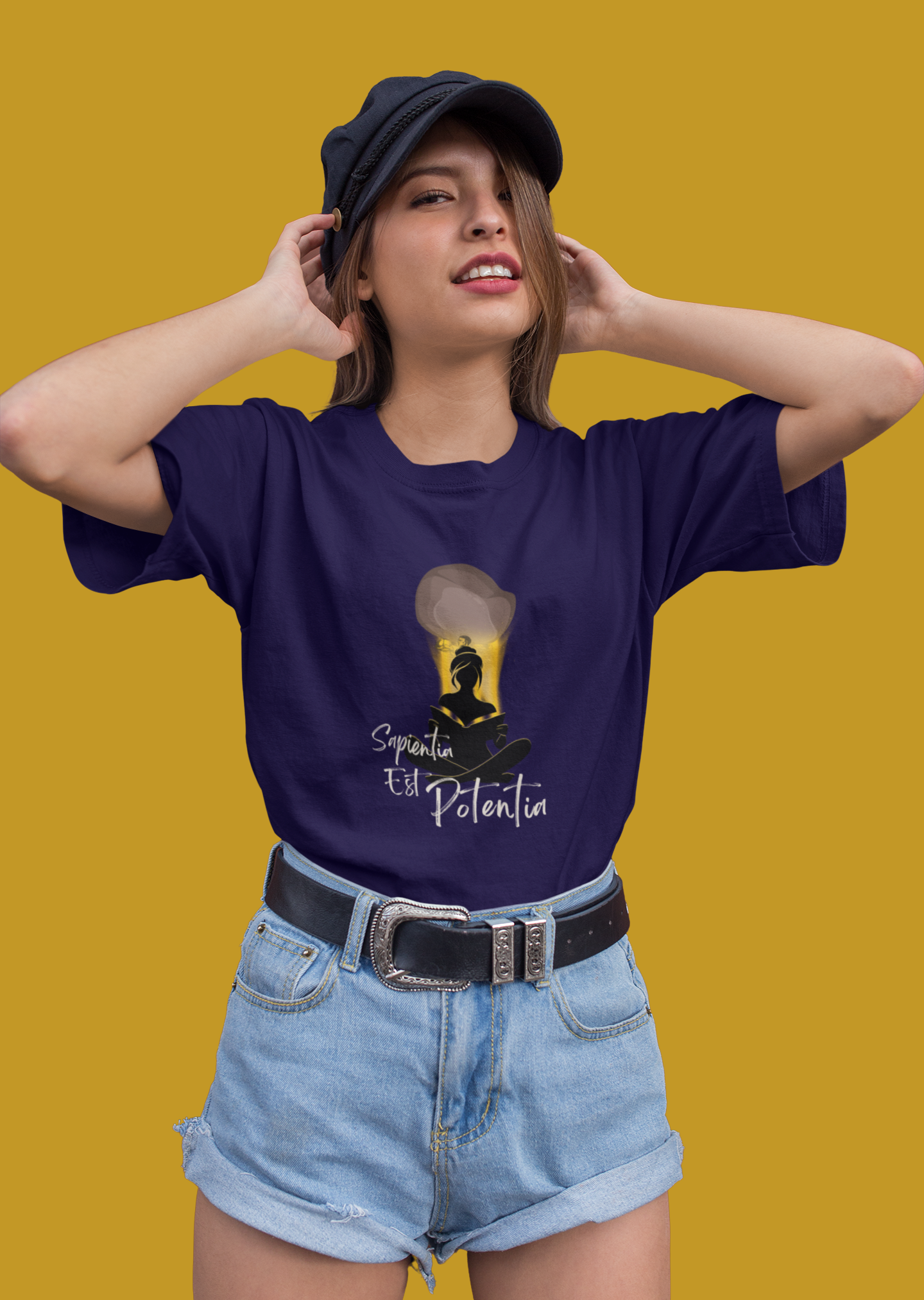 Sapientia Est Potentia Oversize T-shirt