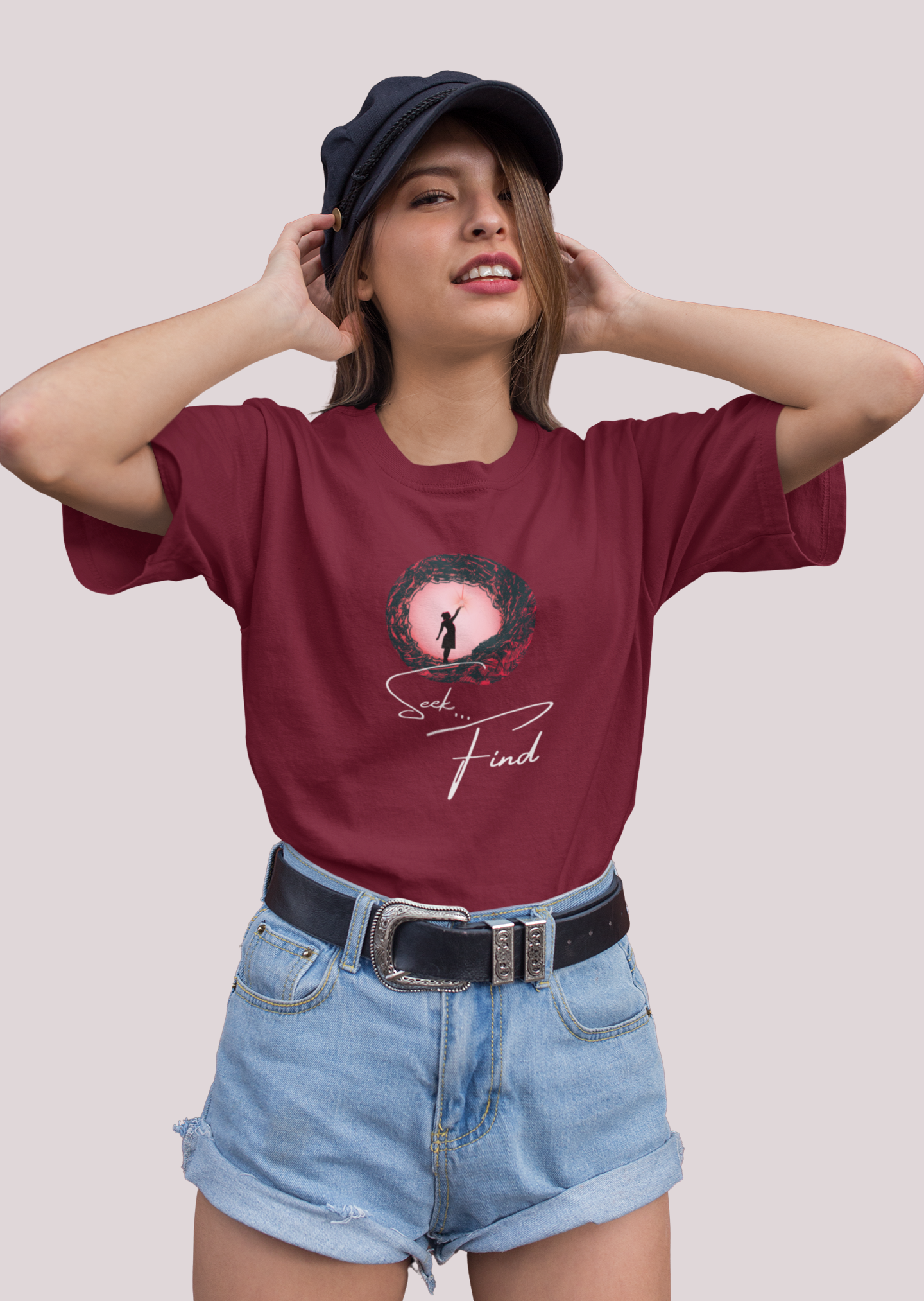 Seek Find Oversize T-shirt