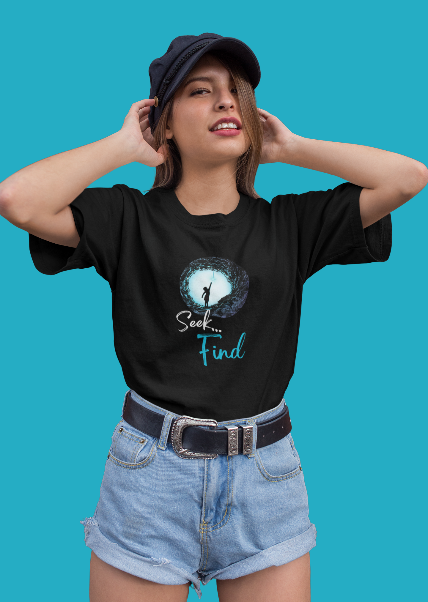 Seek Find Oversize T-shirt