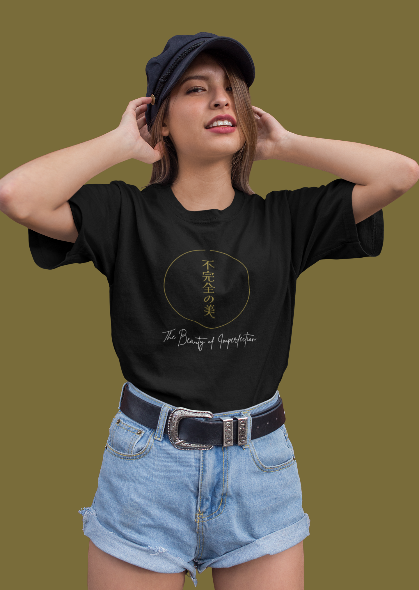 不完全の美 The Beauty of Imperfection Oversize T-shirt