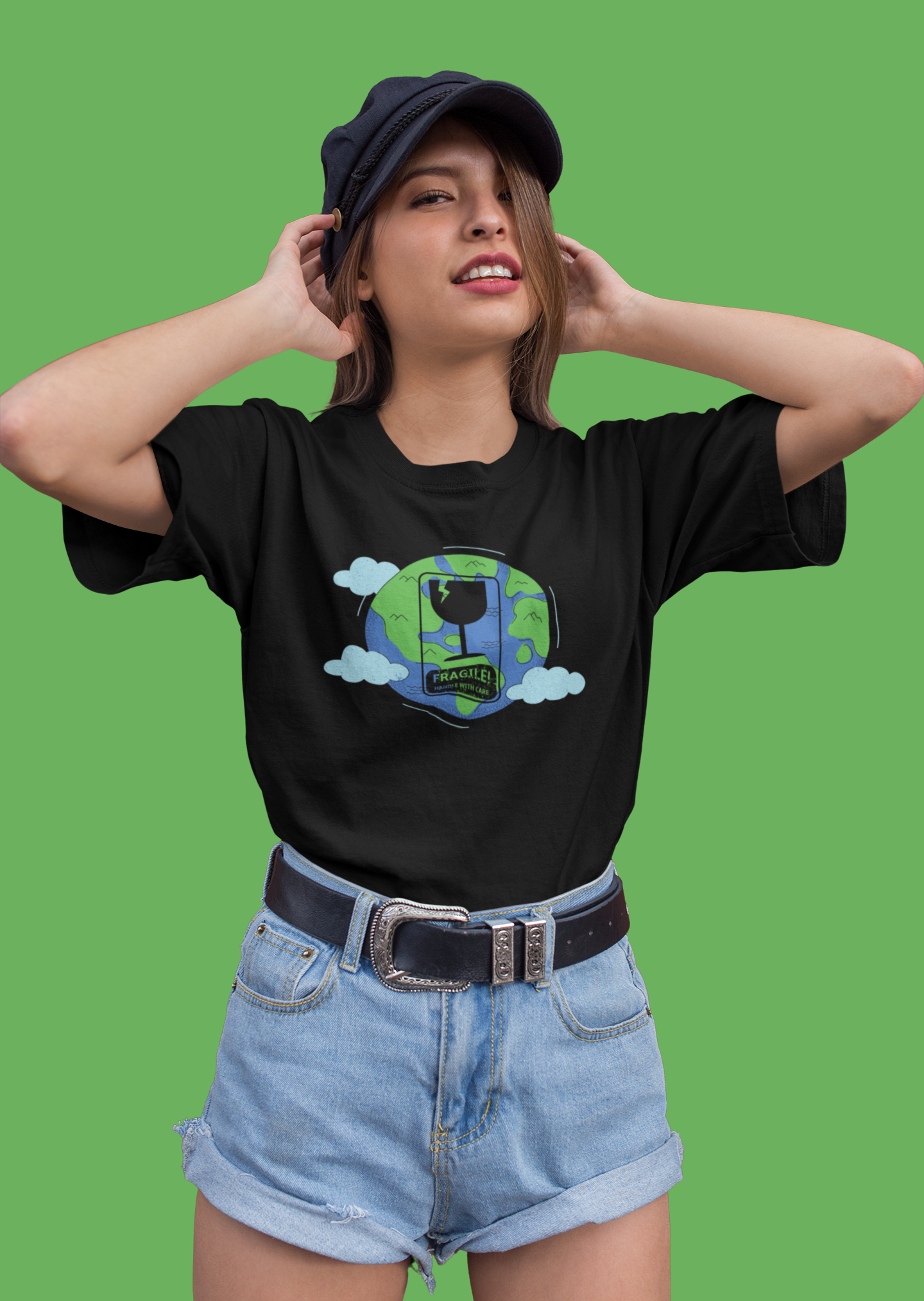 Earth, Handle With Care Oversize T-shirt