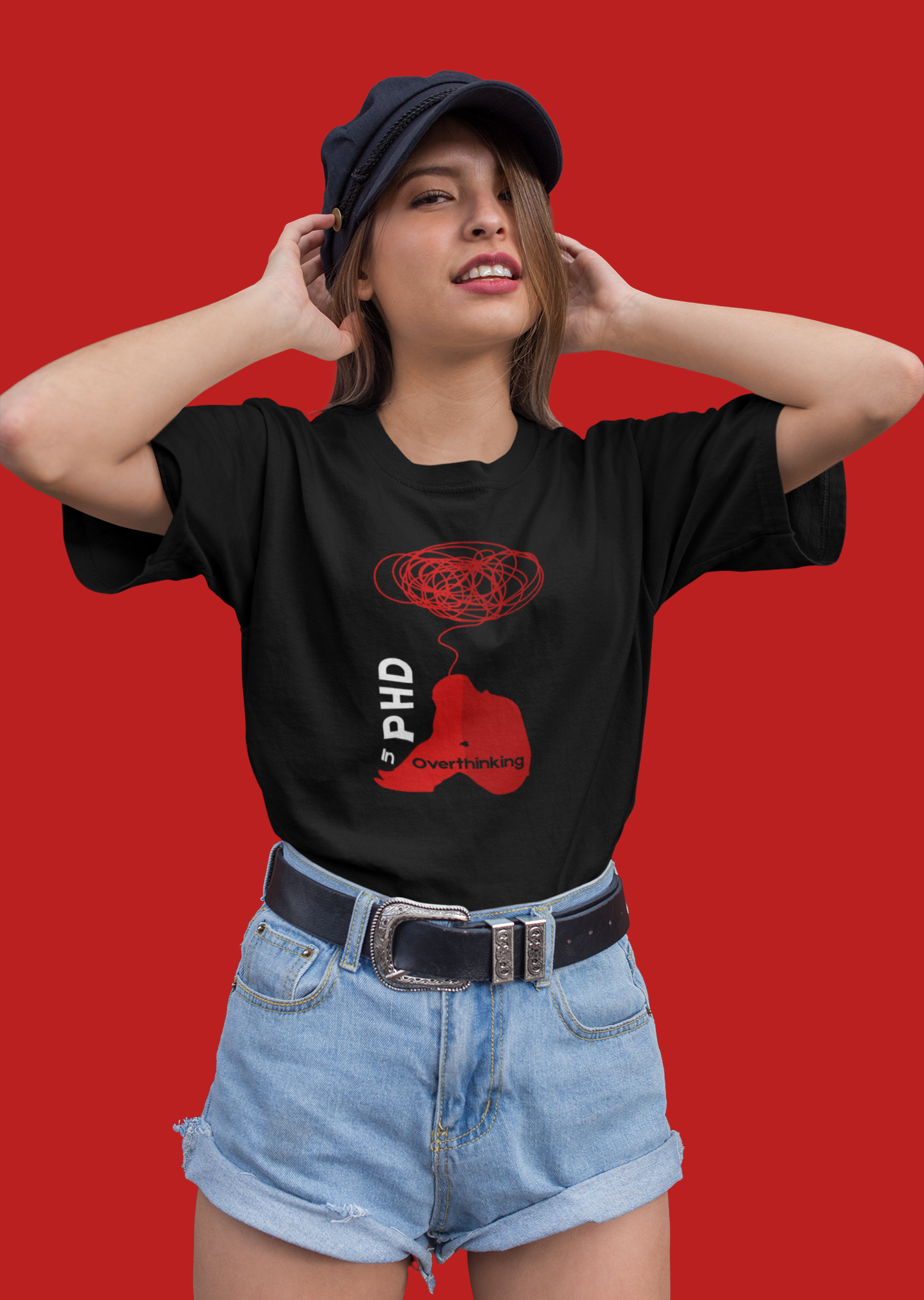PHD in Overthinking Oversize T-shirt