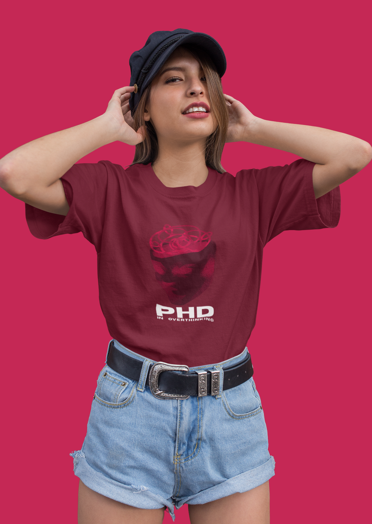 PHD in Overthinking Oversize T-shirt
