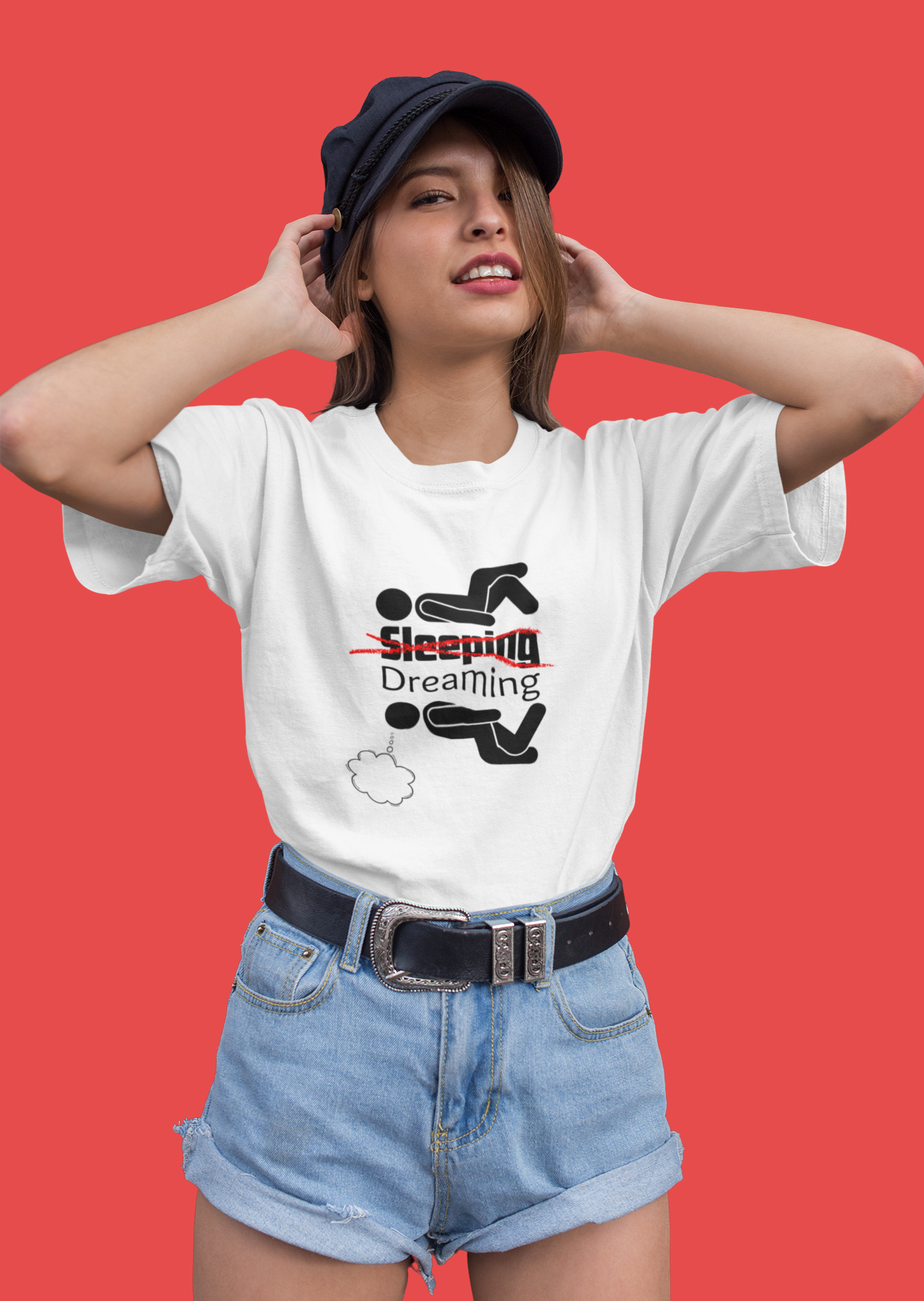 Not Lazy, Efficient Oversize T-shirt