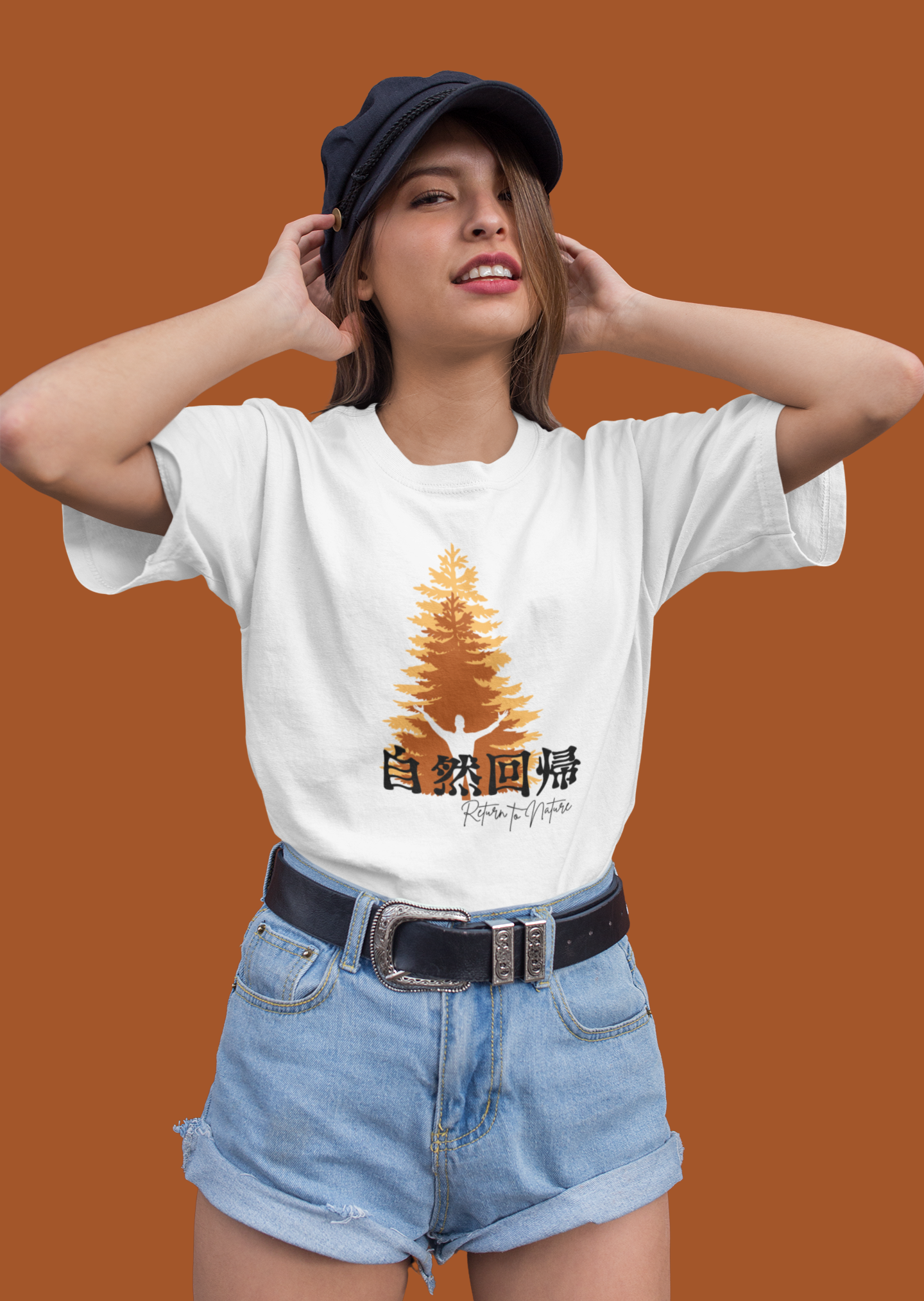 自然回帰 Return to Nature Oversize T-shirt