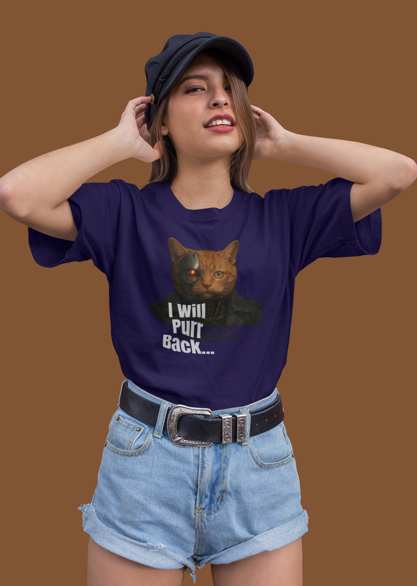 I Will Purr Back Oversize T-shirt