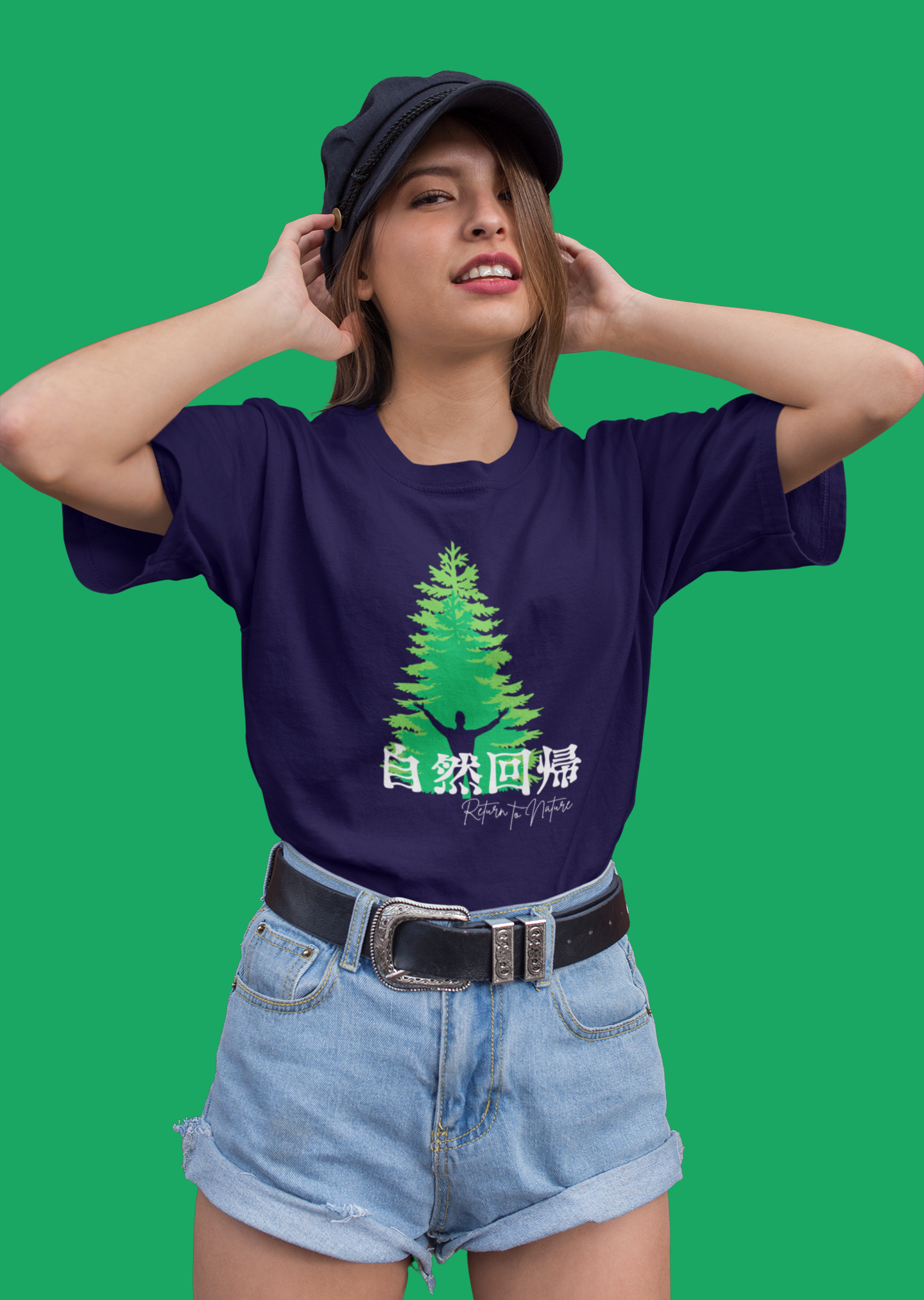 自然回帰 Return to Nature Oversize T-shirt