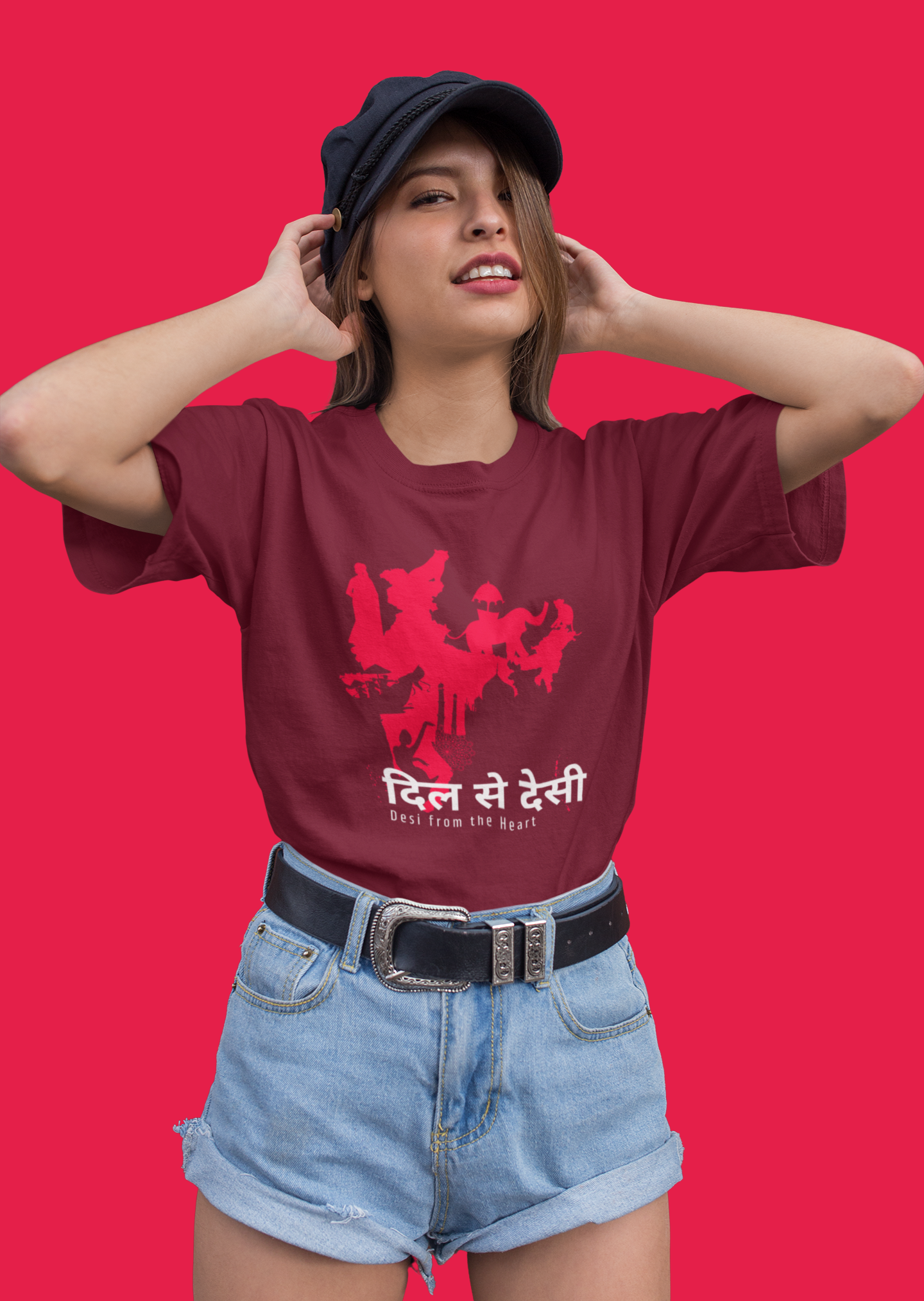 Desi from the Heart Oversize T-shirt