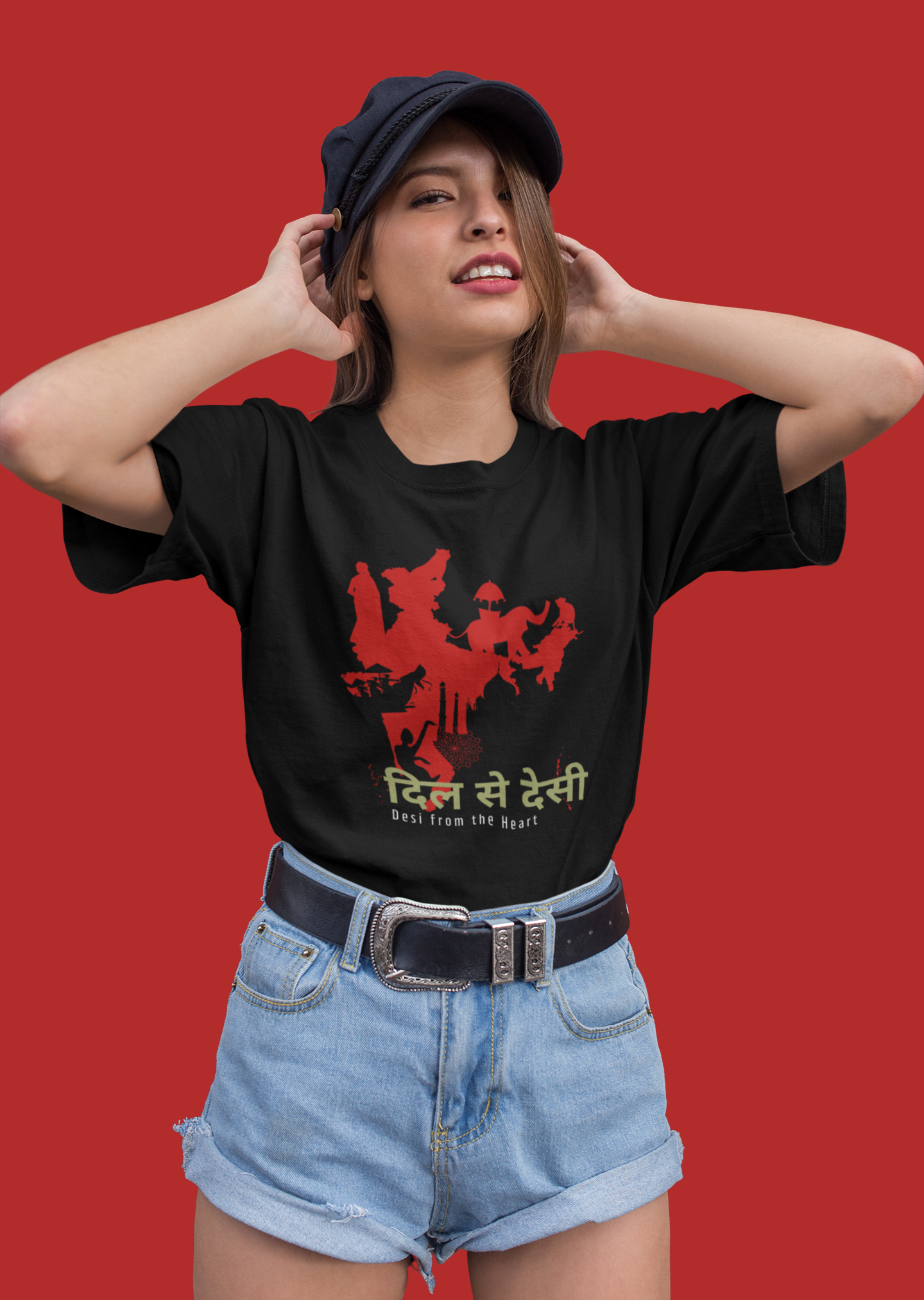 Desi from the Heart Oversize T-shirt