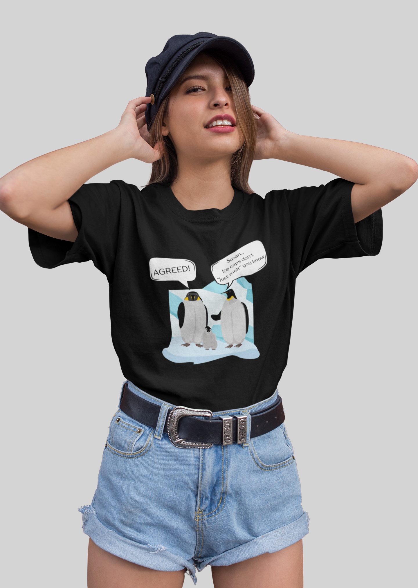 Ice Caps Don't Just Melt Oversize T-shirt