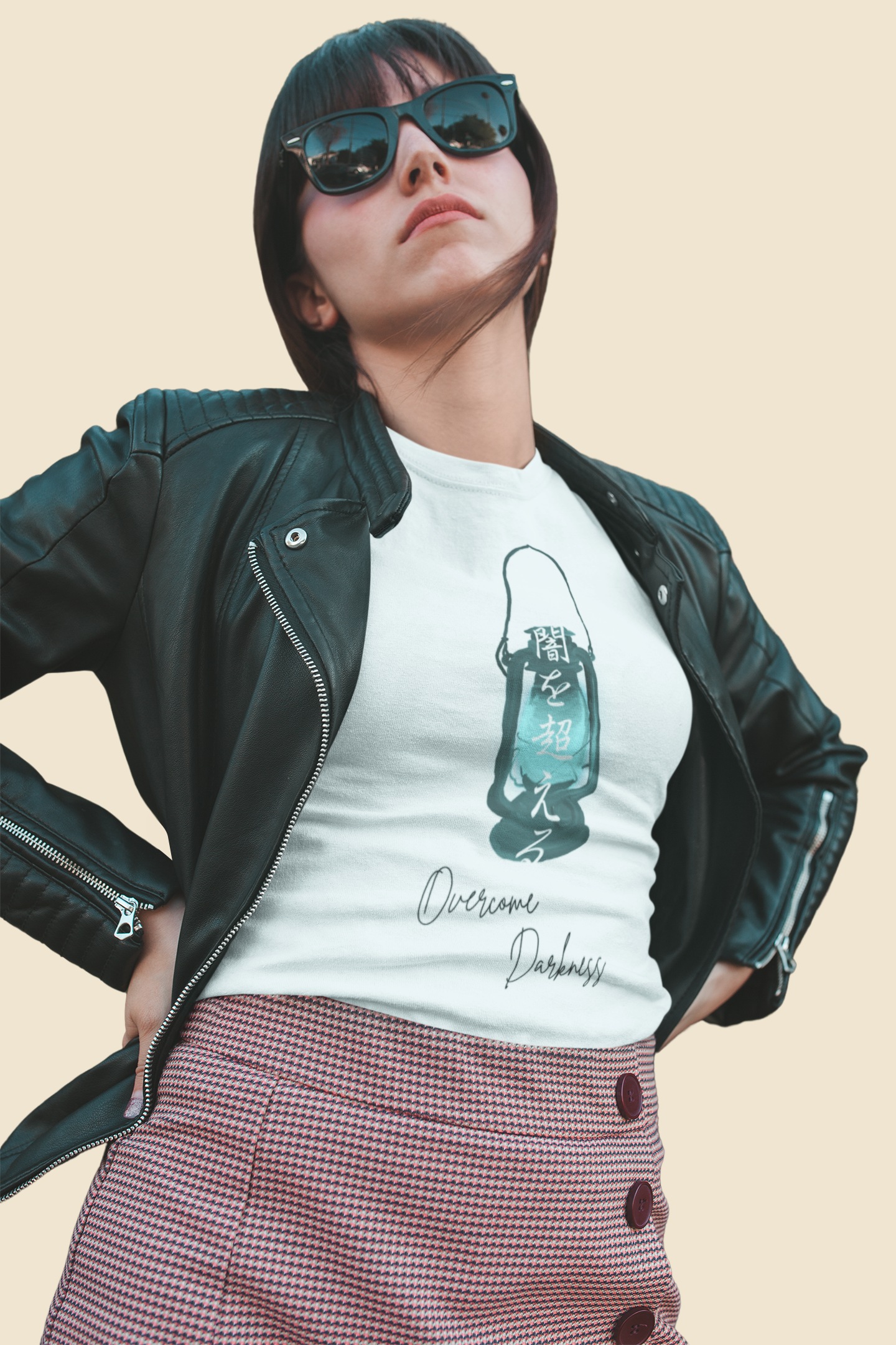 闇を超える Overcome the Darkness Short Sleeve T-shirt