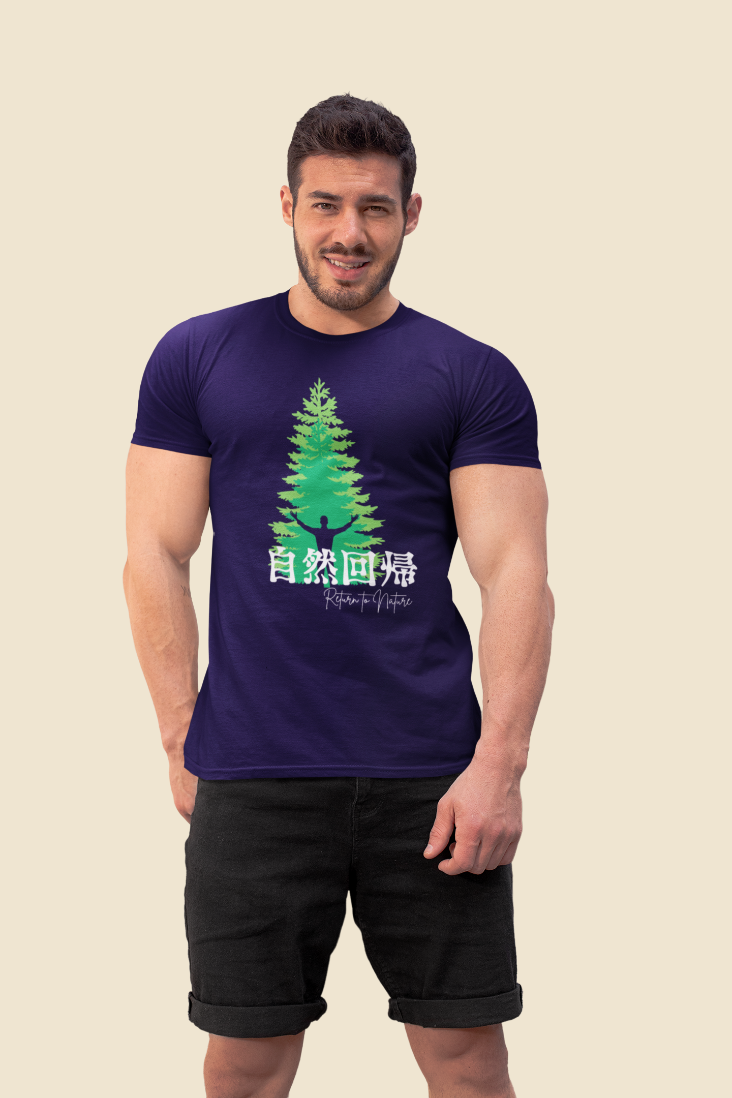 自然回帰 Return to Nature Slim Fit T-shirt