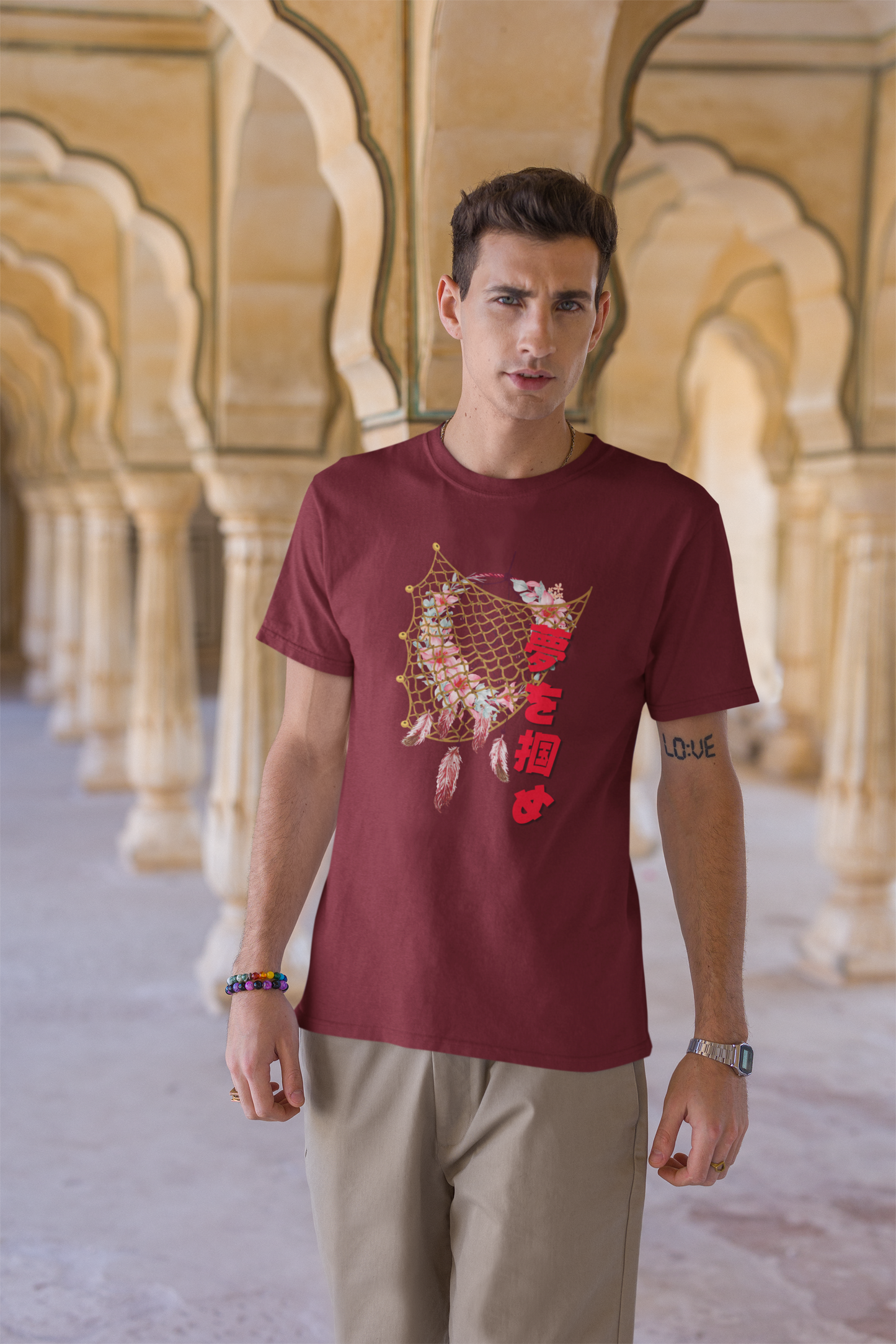 夢を掴め Catch your Dream Short Sleeve T-shirt