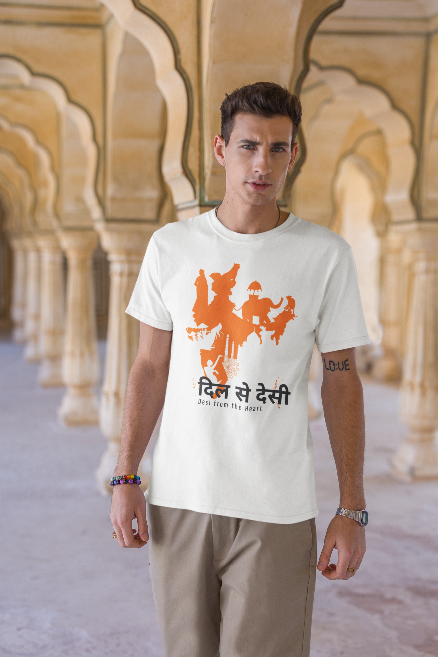 Desi from the Heart Short Sleeve T-shirt