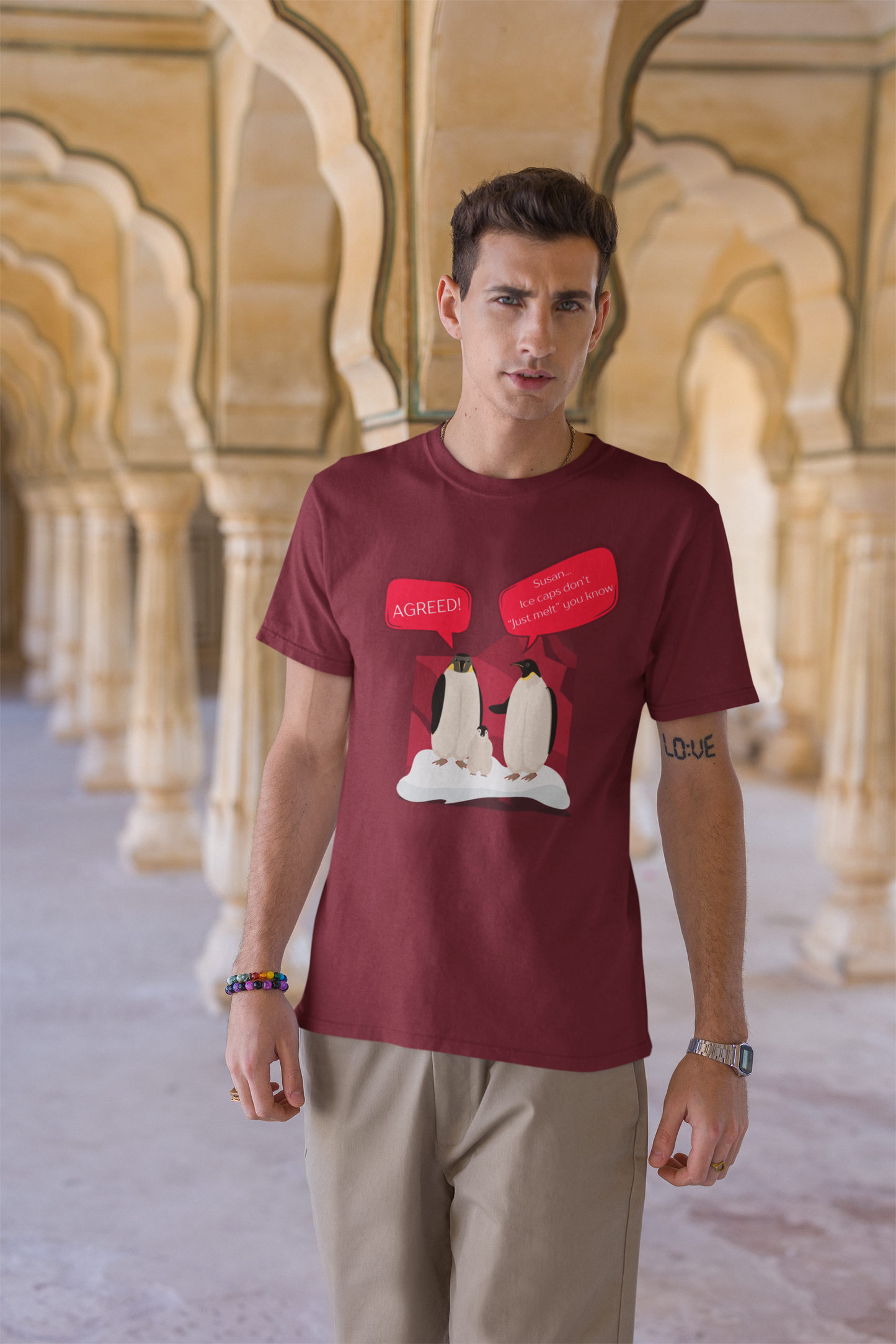 Ice Caps Don't Just Melt Short Sleeve T-shirt