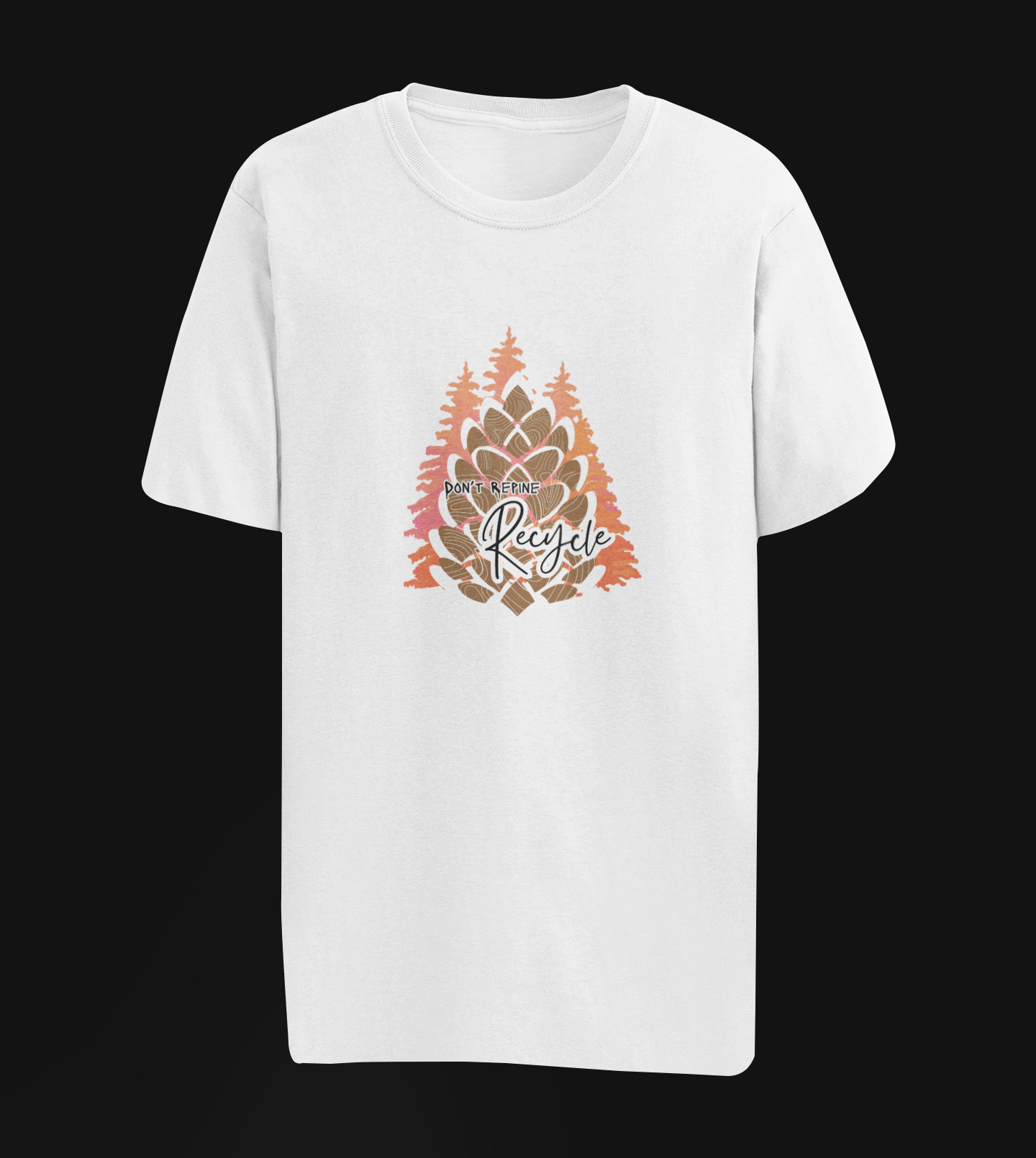 Don't Repine Recycle Oversize T-shirt