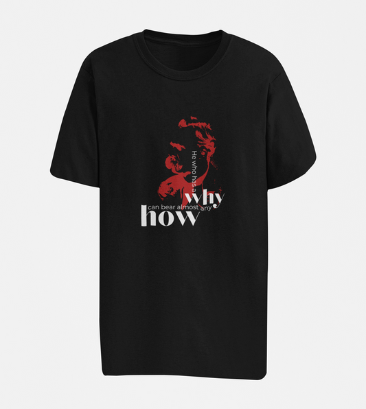 He Who Has a Why Oversize T-shirt