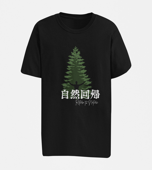 自然回帰 Return to Nature Oversize T-shirt