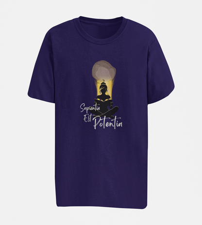 Sapientia Est Potentia Oversize T-shirt