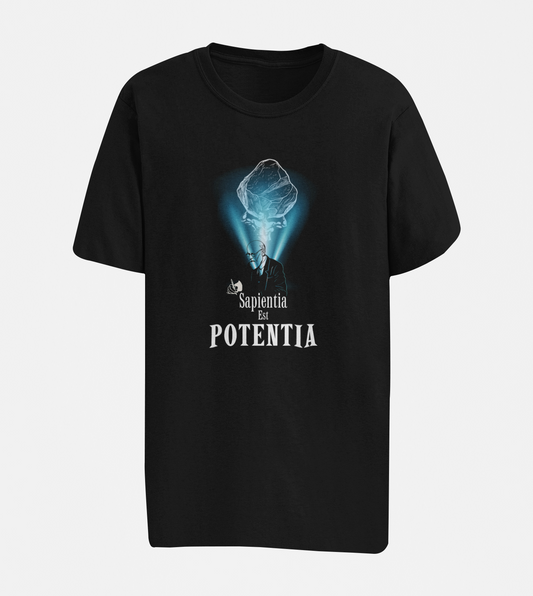 Sapientia Est Potentia Oversize T-shirt