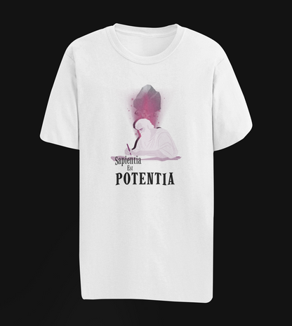 Sapientia Est Potentia Oversize T-shirt