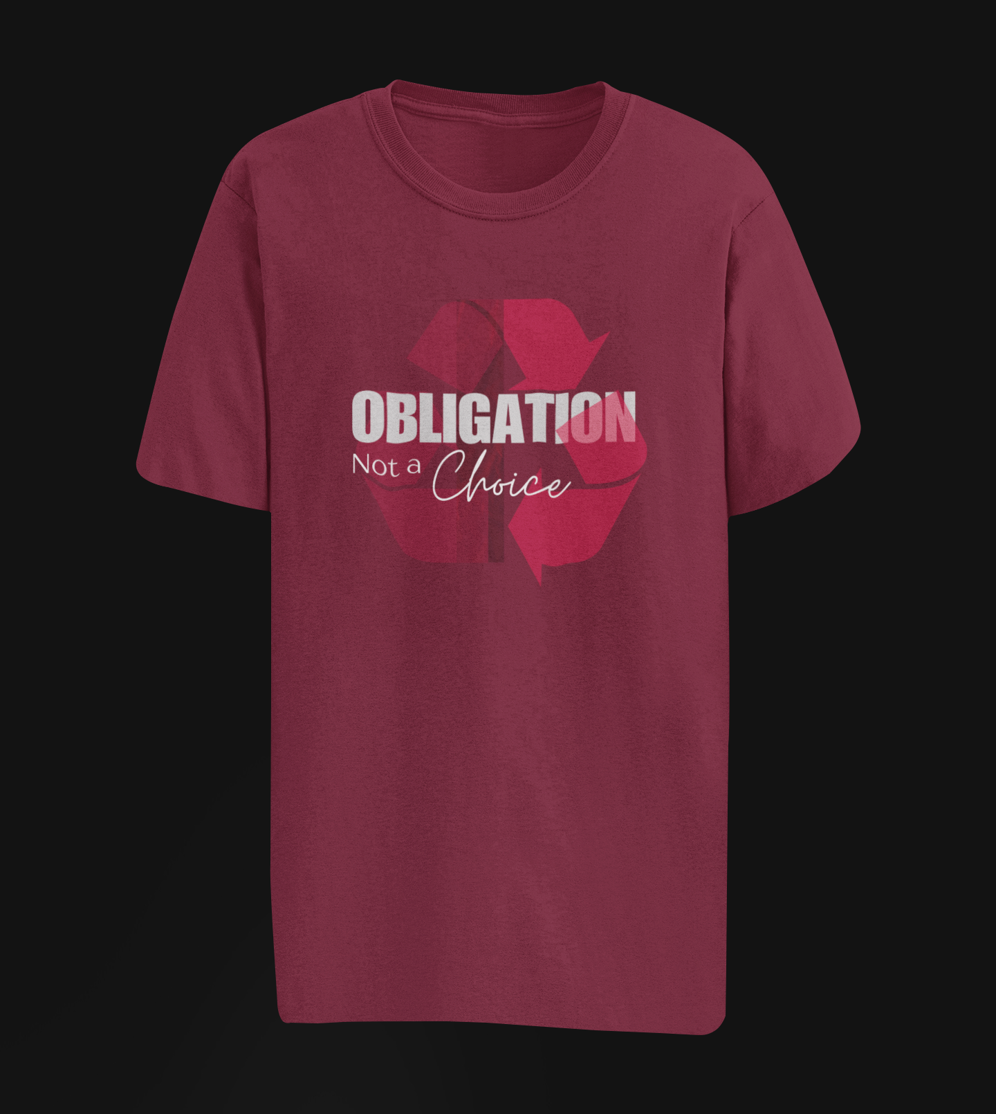 Obligation Not a Choice Oversize T-shirt