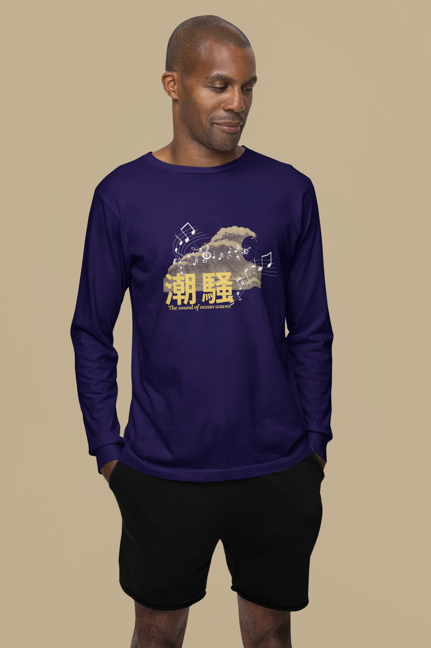 潮騒 The Sound of Ocean Wave Long Sleeve T-shirt