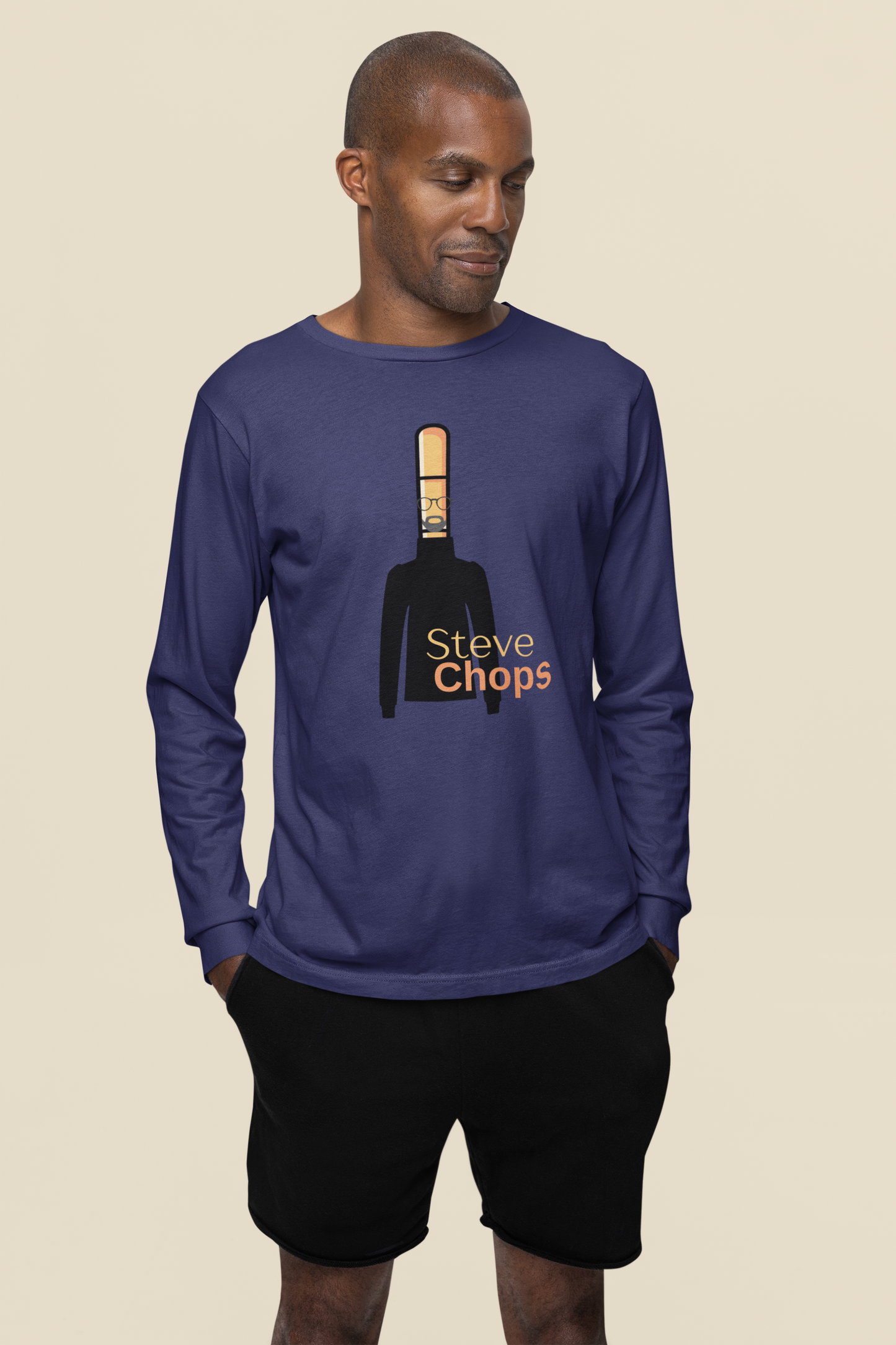 Steve Chops Long Sleeve T-shirt